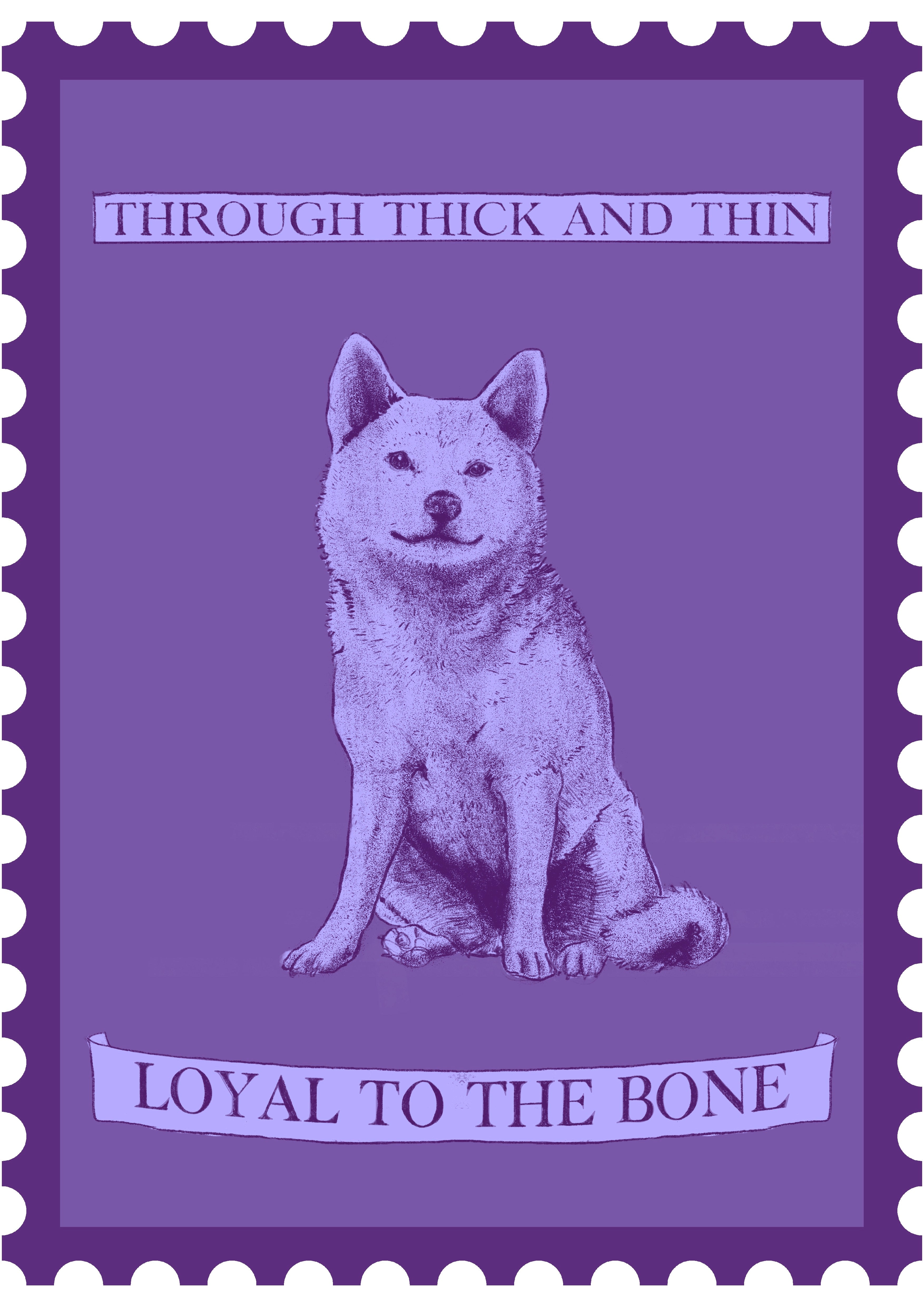 GiglioTigrato The Dog poster A2 carta 200g