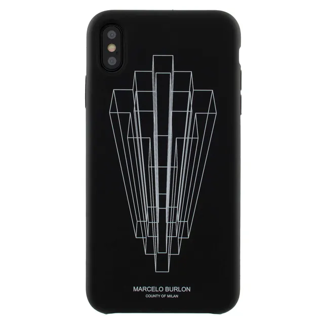 Marcelo Burlon cover iPhone X/XS + vetro 9H soft touch