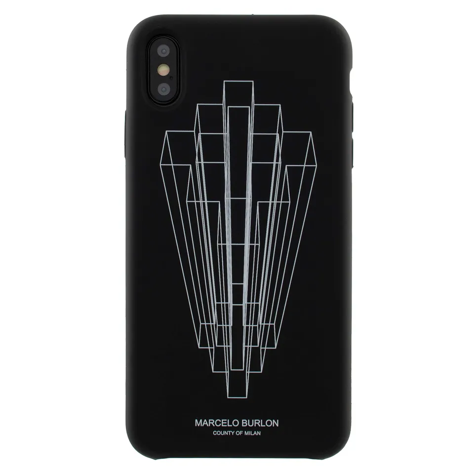 Marcelo Burlon cover iPhone X/XS + vetro 9H soft touch