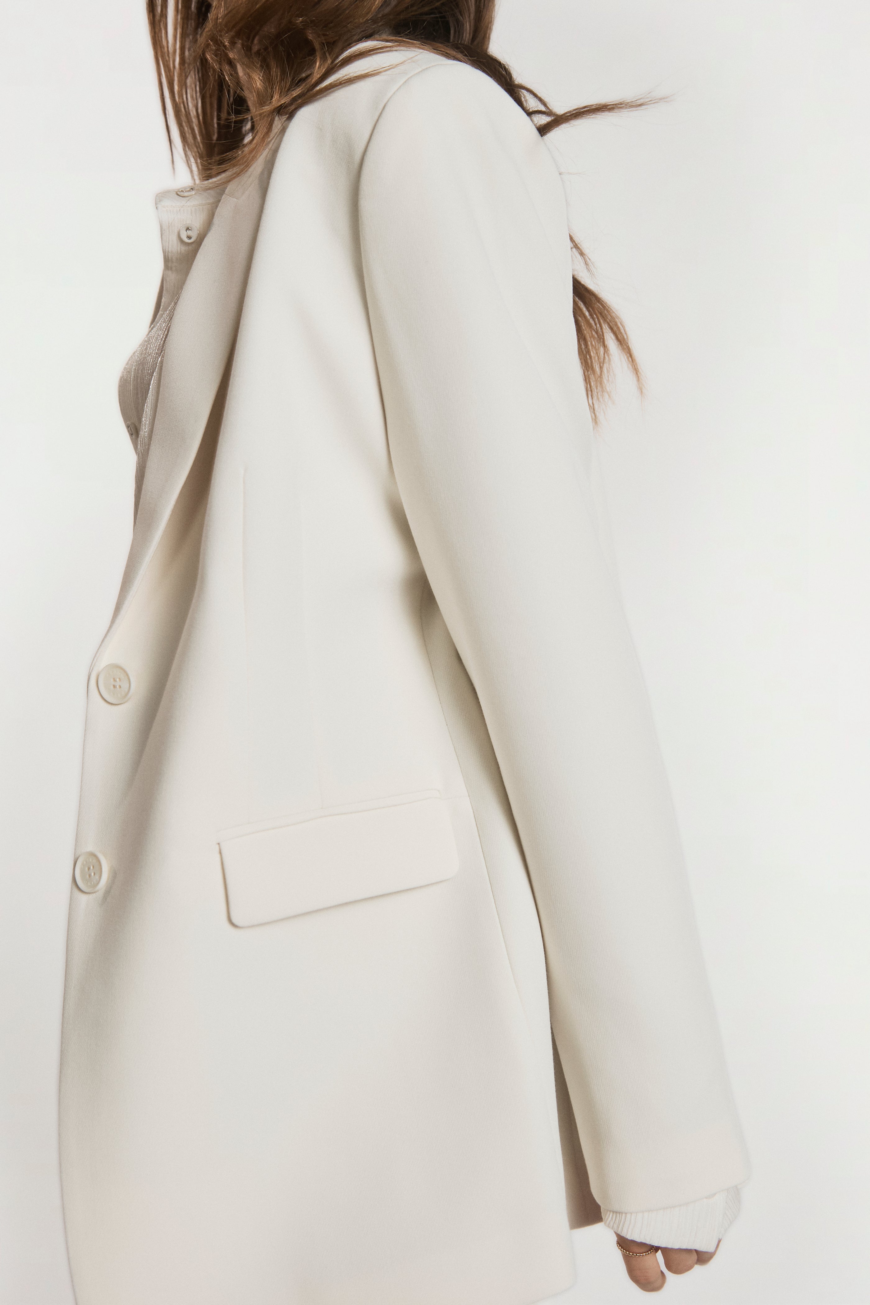 Aaiko Amilla blazer sandshell spalle forti