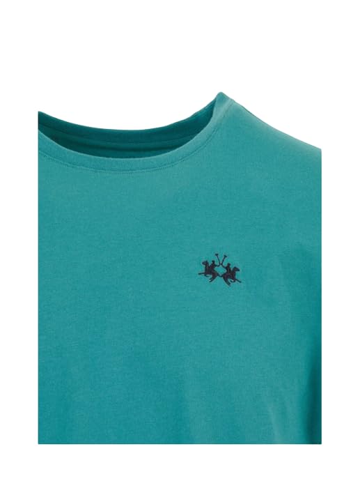 La Martina MAR004 JS206 t-shirt cotone blu