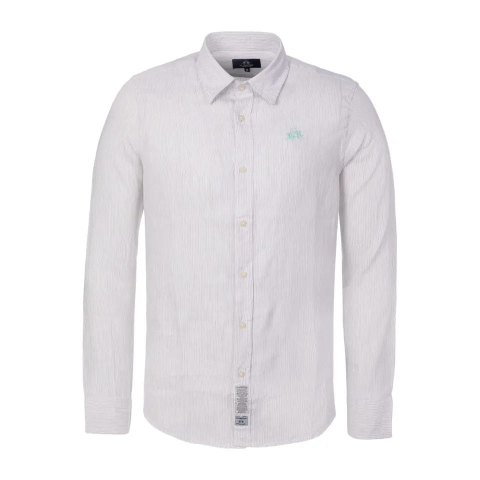 La Martina MCC013 TL340 camicia uomo lino