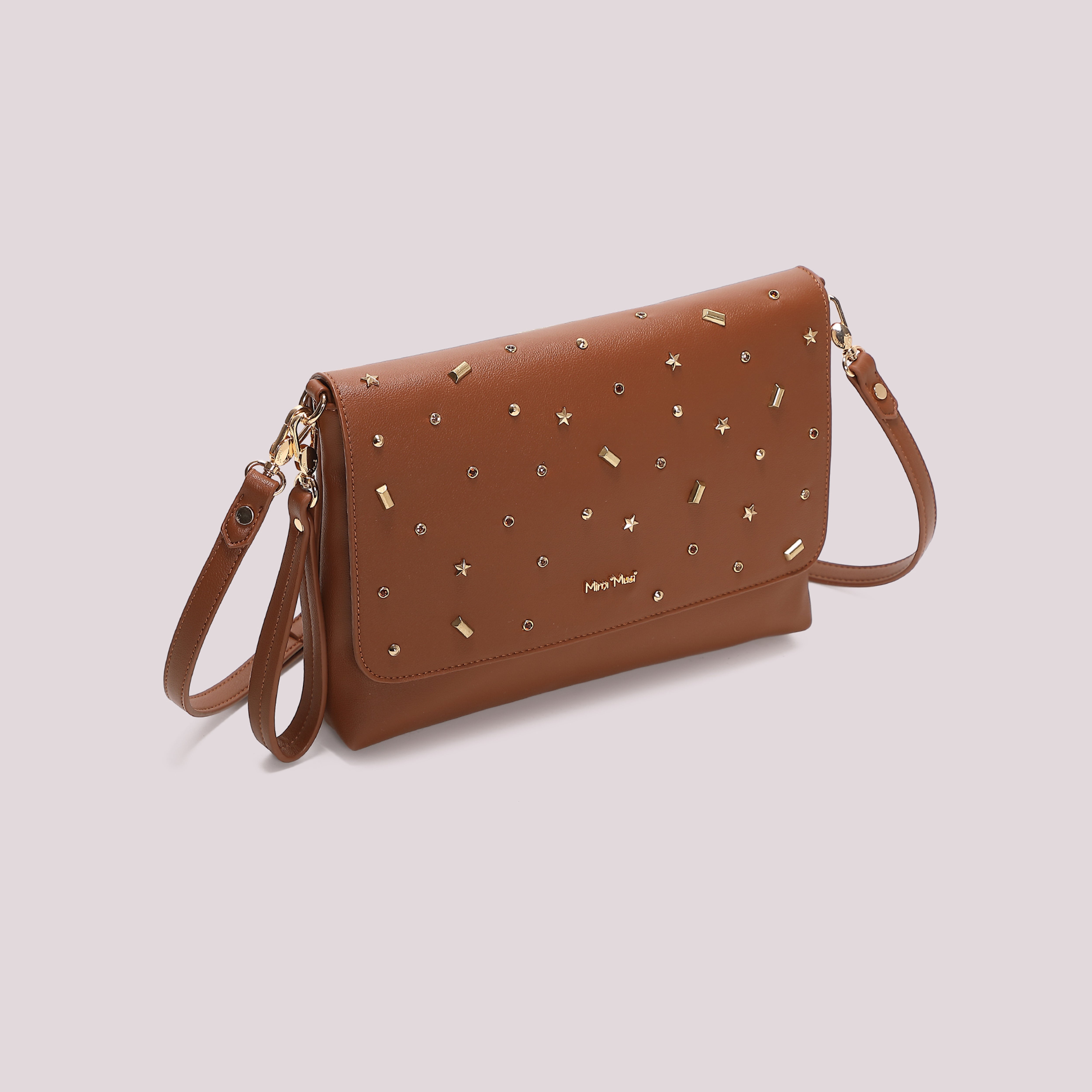 Mimi Mua Borsa Busta Applicazioni Nero 28cm