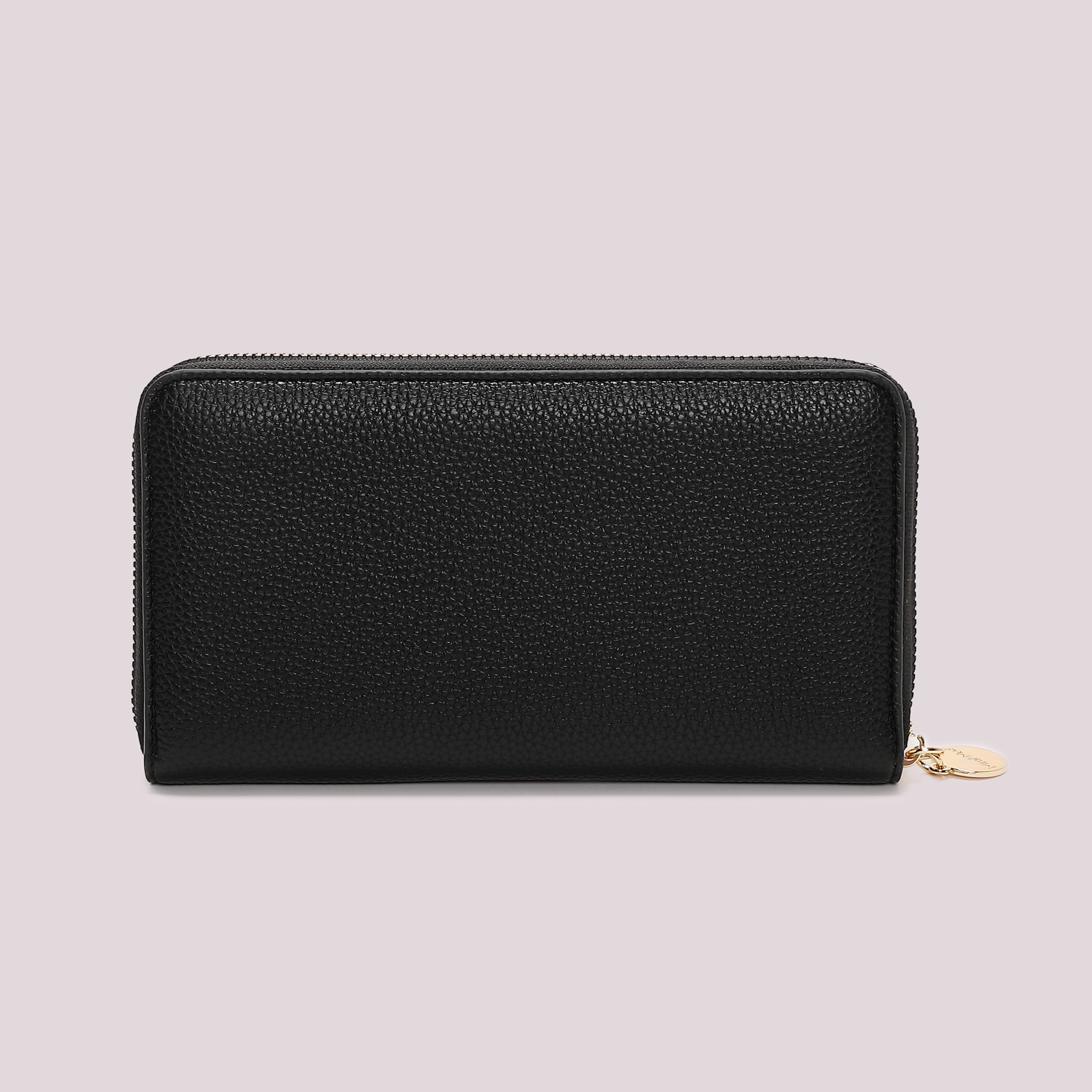 Mimi Mua Portafoglio Grande con Cinturino Zip Bianco