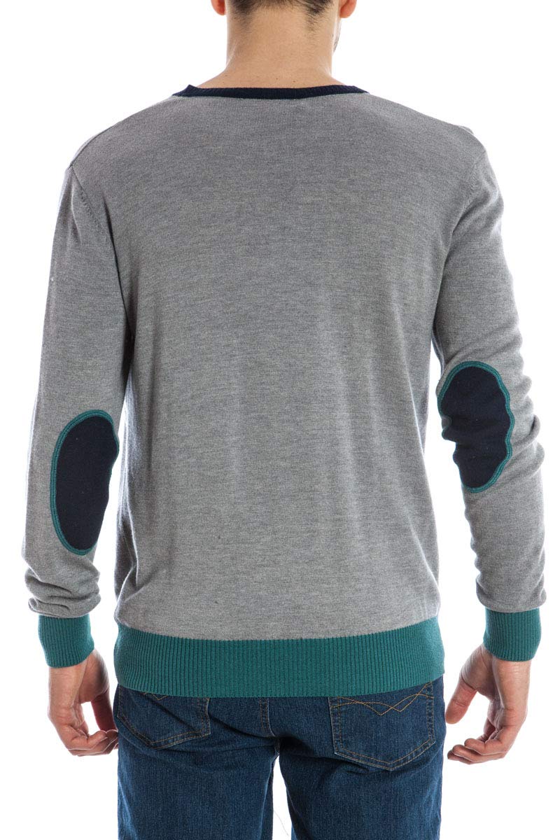 La Martina maglia 02M529 grigia XL girocollo cotone