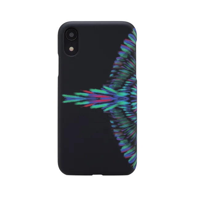 Marcelo Burlon iPhone XR custodia soft touch vetro Asahi 9H