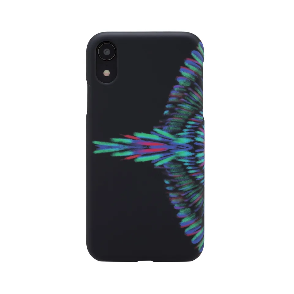 Marcelo Burlon iPhone XR custodia soft touch vetro Asahi 9H