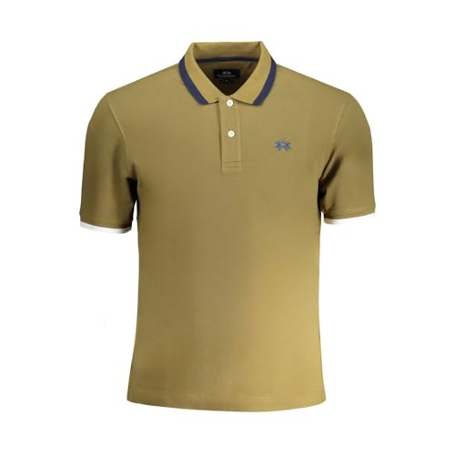 La Martina YMP006-PK001 polo uomo slim fit oliva S