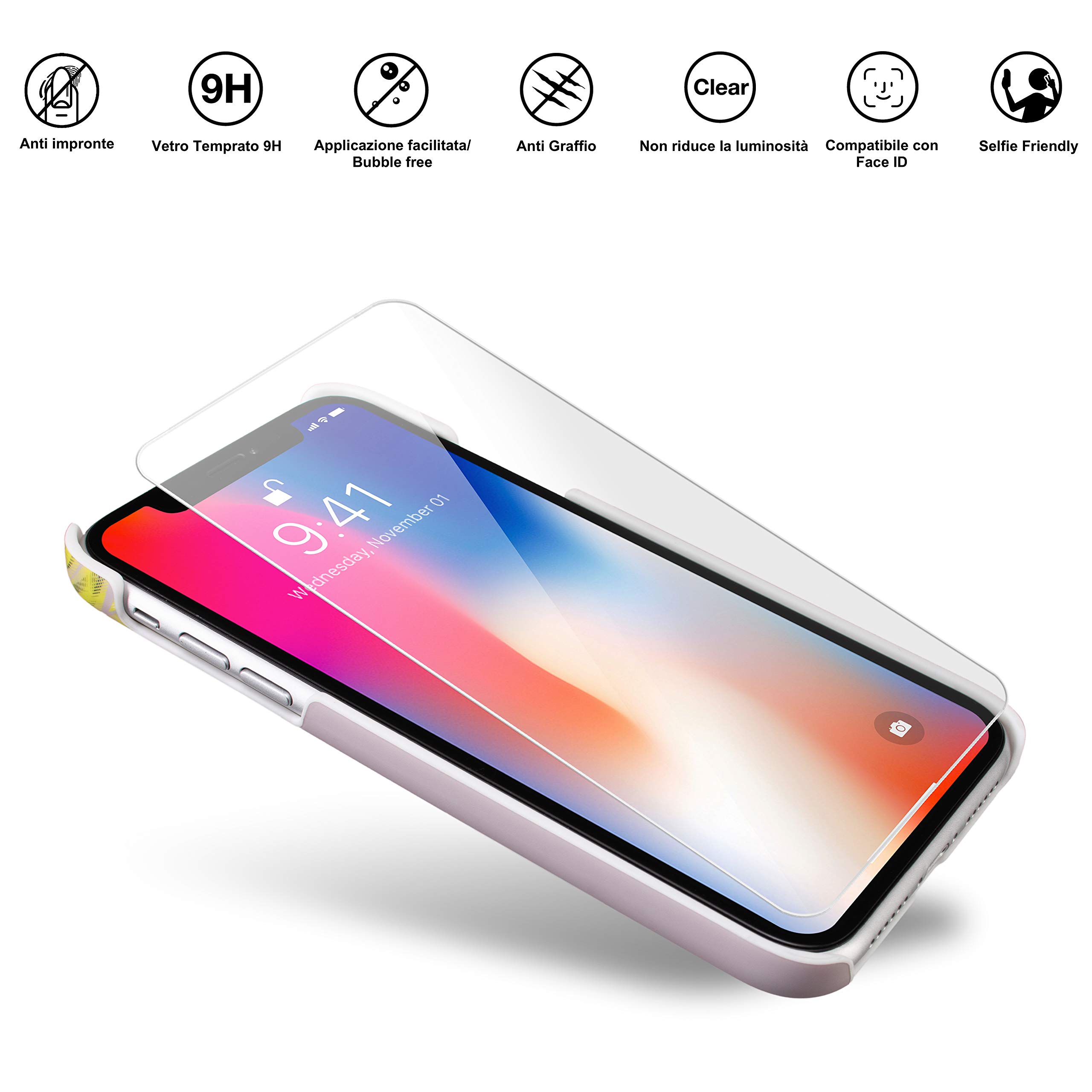 Marcelo Burlon cover iPhone 11 Pro Max antiurto nera