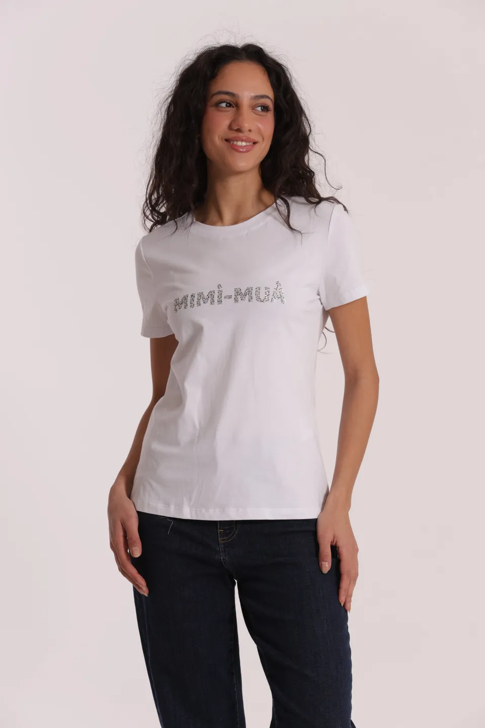 Mimi Mua Mimi-Mua t-shirt cotone logo