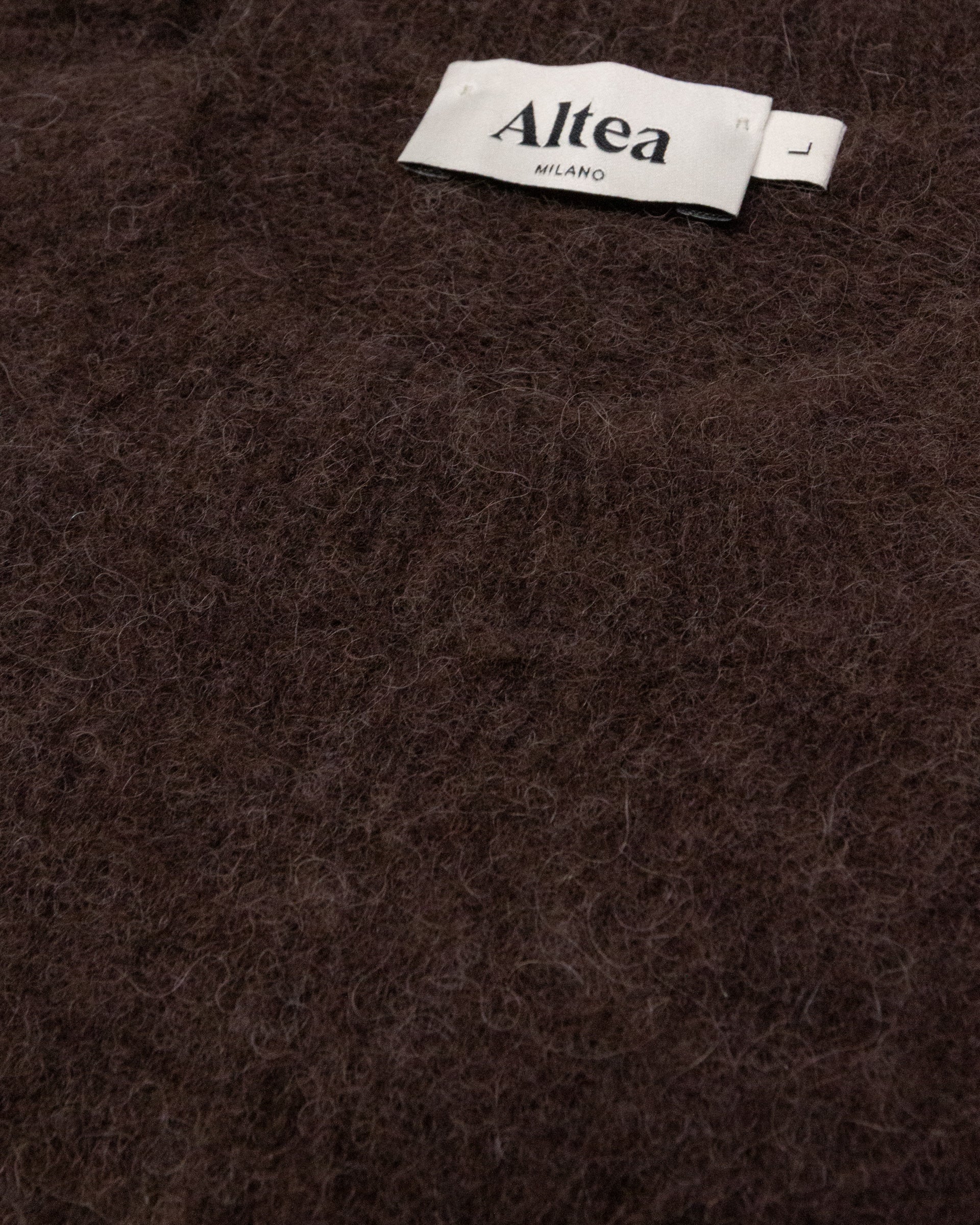 Altea maglia girocollo alpaca moro