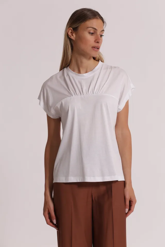 Mimi Mua T-shirt in Sagal bianca in cotone