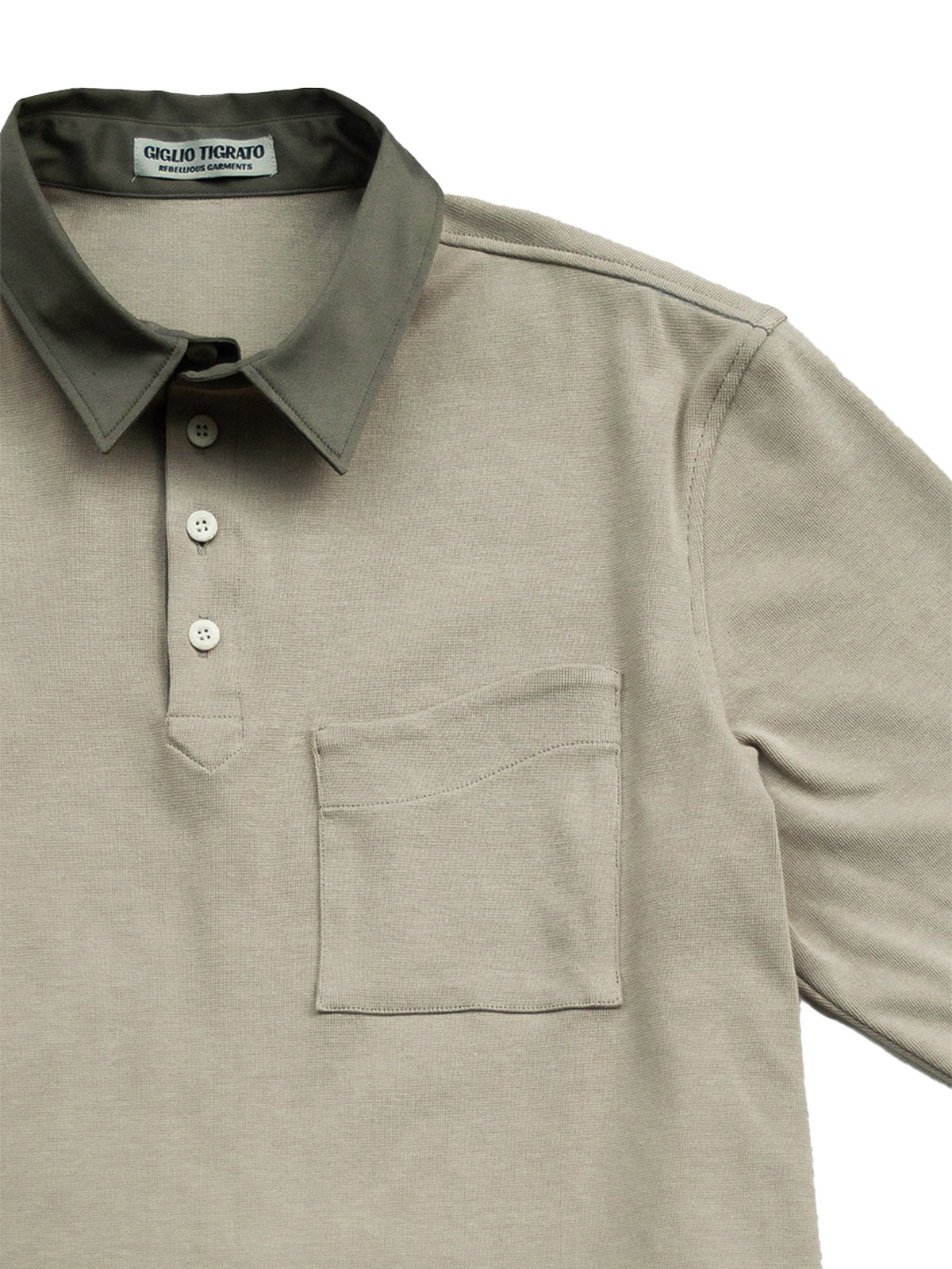 Giglio Tigrato Auckland polo rugby beige cotone S