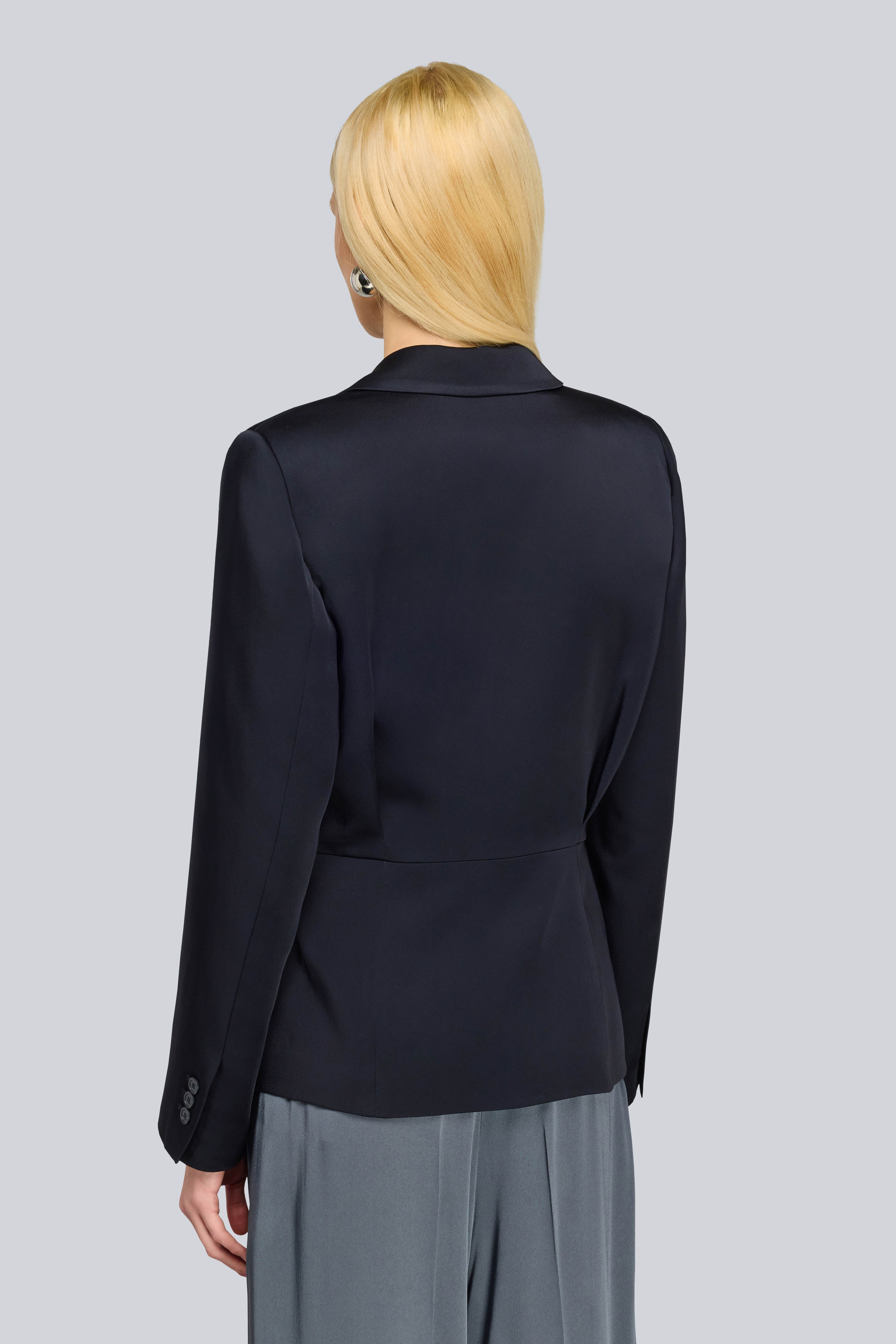 Semicouture Griselda giacca blu notte doppio petto