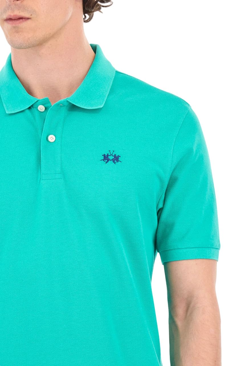 La Martina polo BPMP01 regular fit verde uomo S
