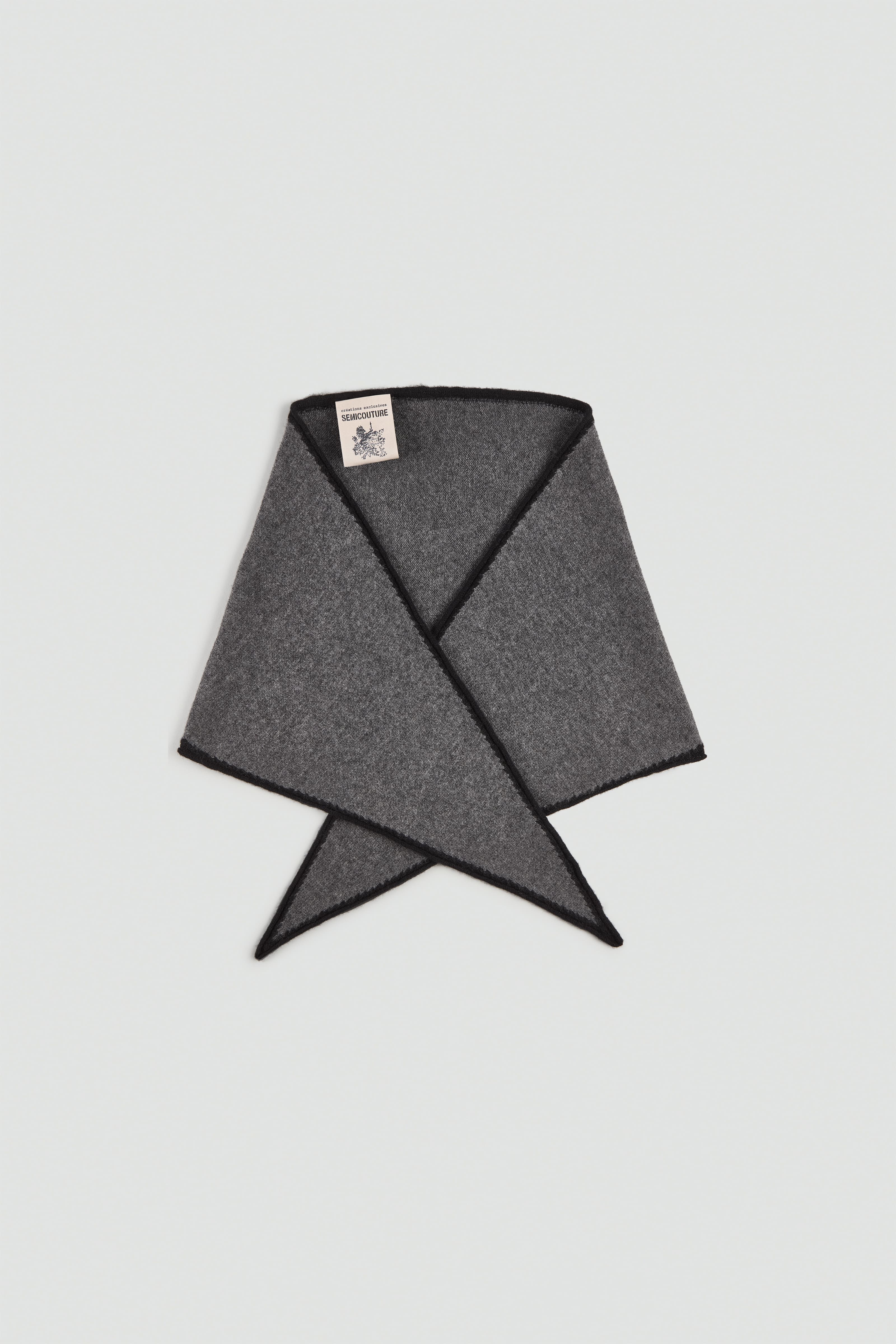 Semicouture Amelia foulard bicolor lana cashmere