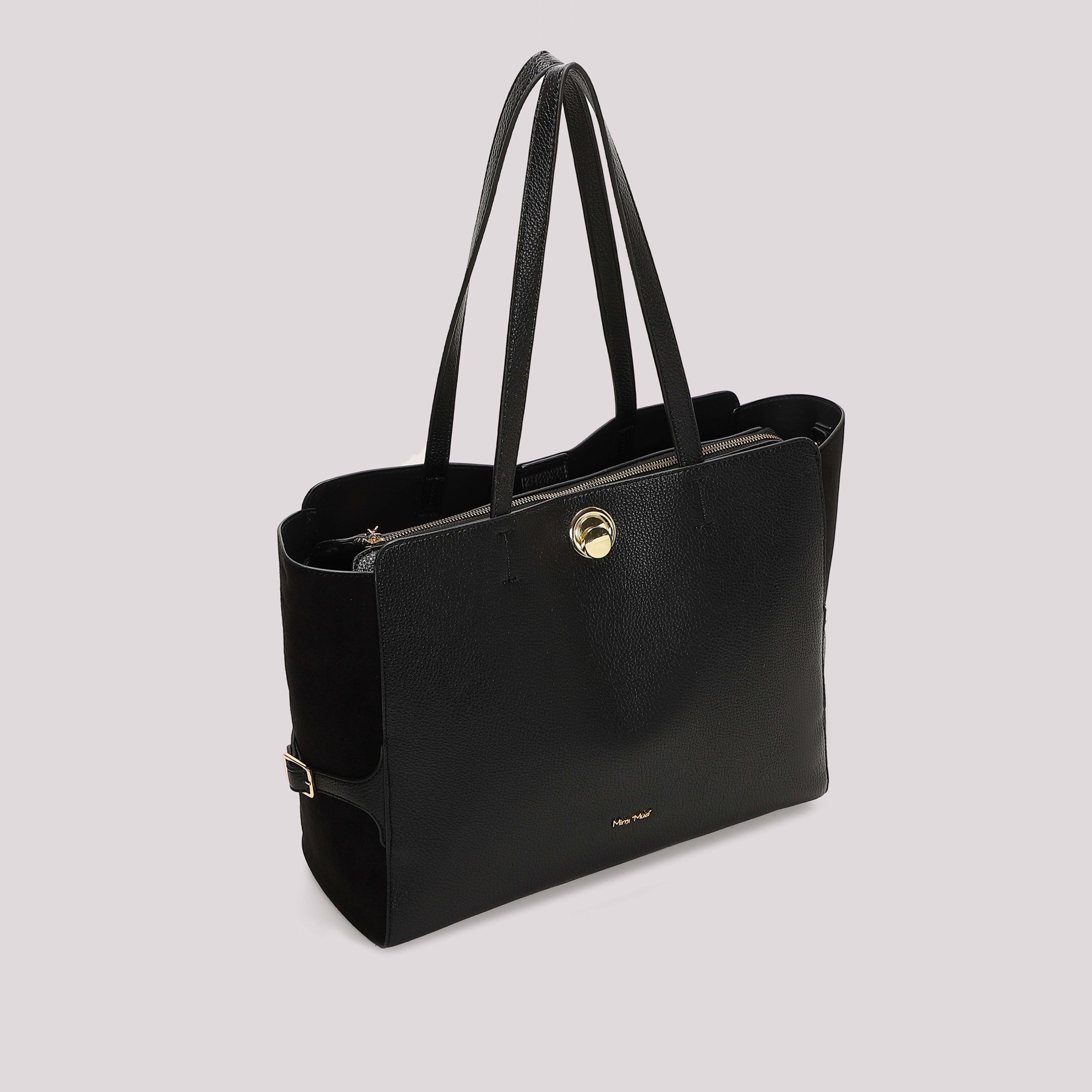 Mimi Mua Borsa Shopping borsa cinturino nero