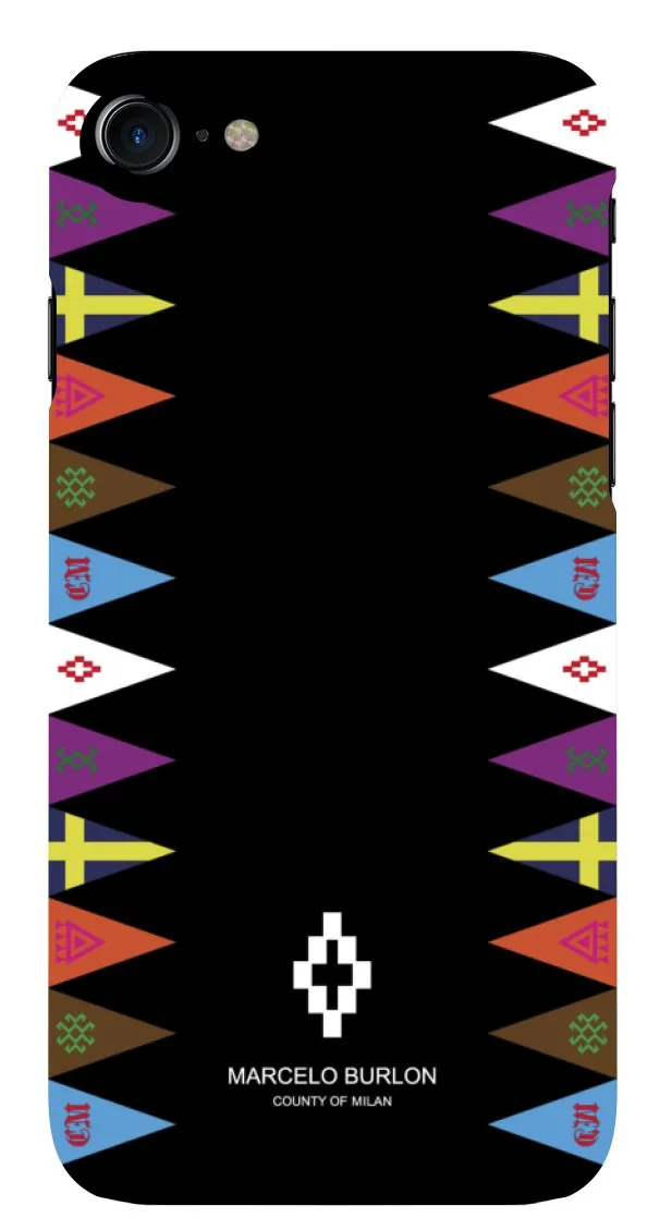 Marcelo Burlon County of Milan Flags Side custodia iPhone 8/7/6s/6 slim