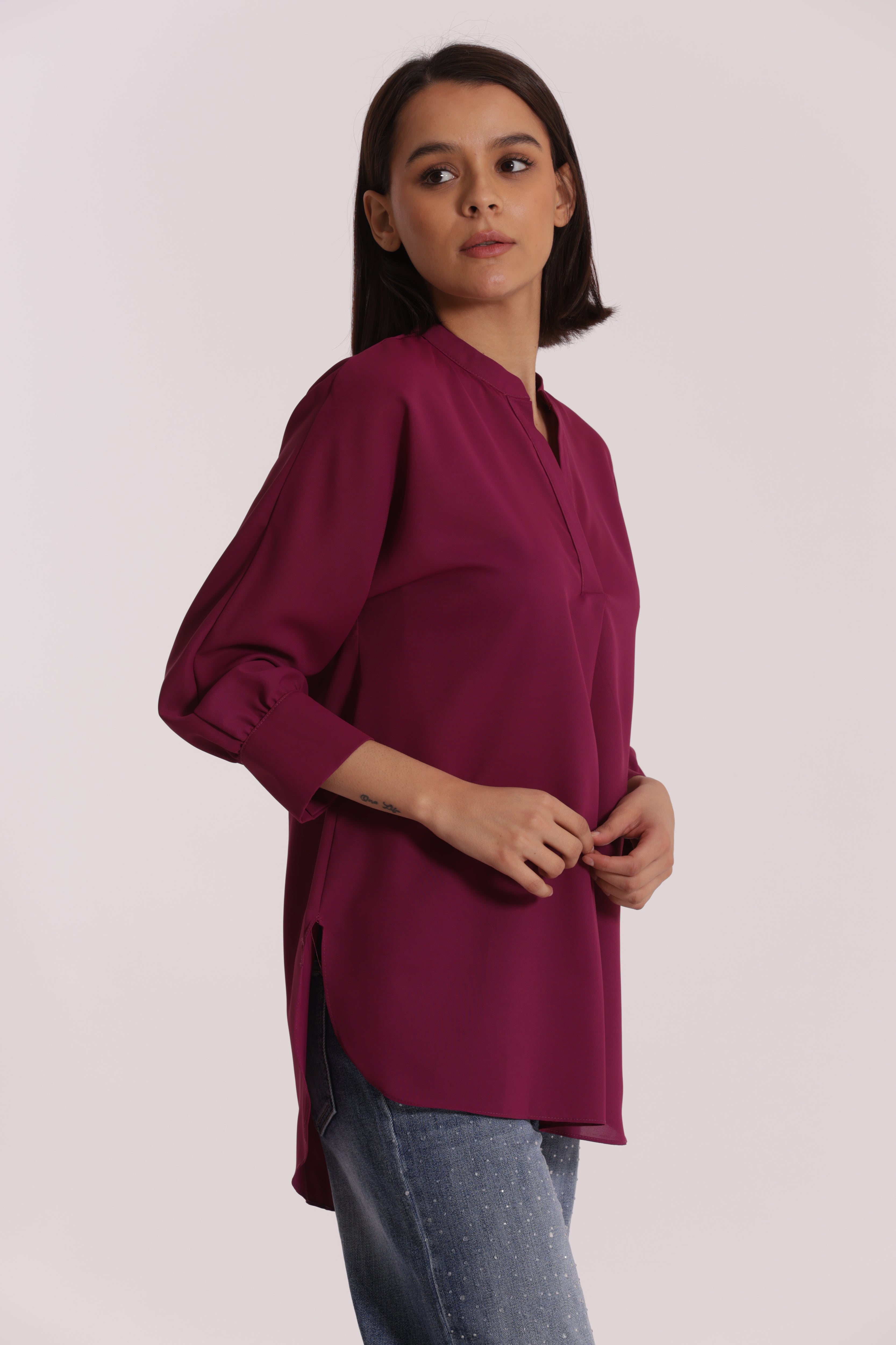 Mimi Mua Blusa Over Solton Nera Morbida