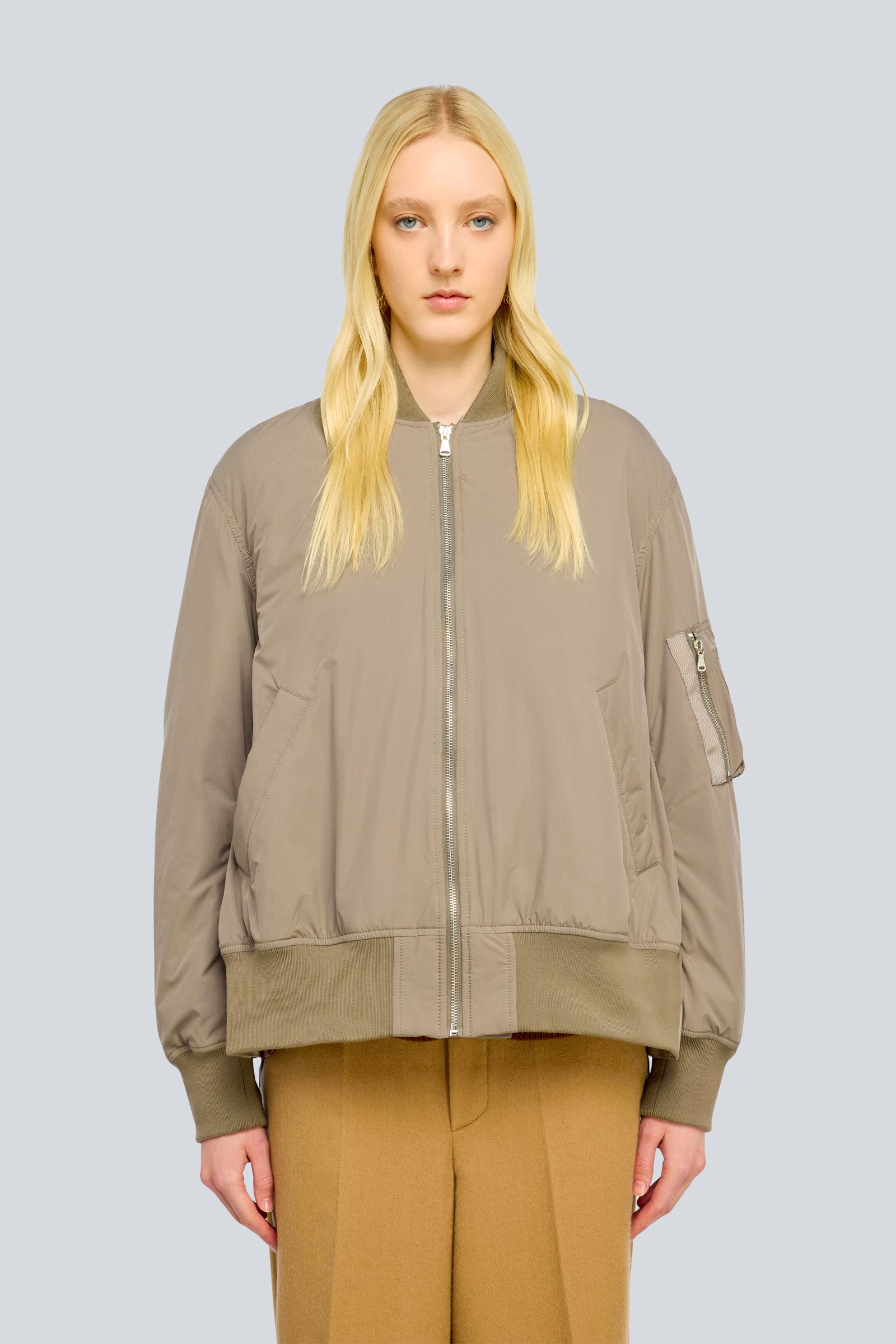 Semicouture Ada Y6WW03 bomber imbottito over zip