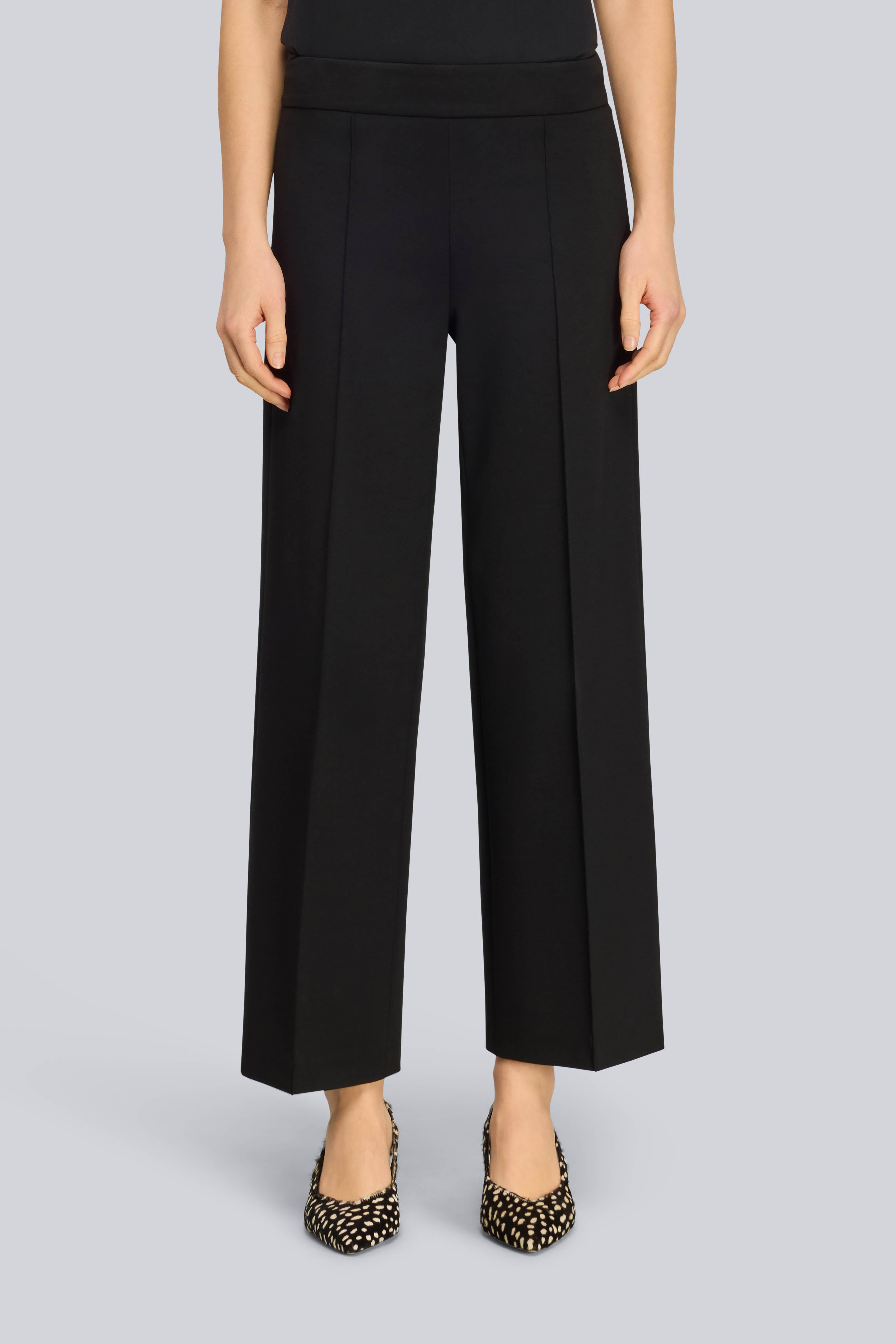 Semicouture Maude pantalone punto Milano nero