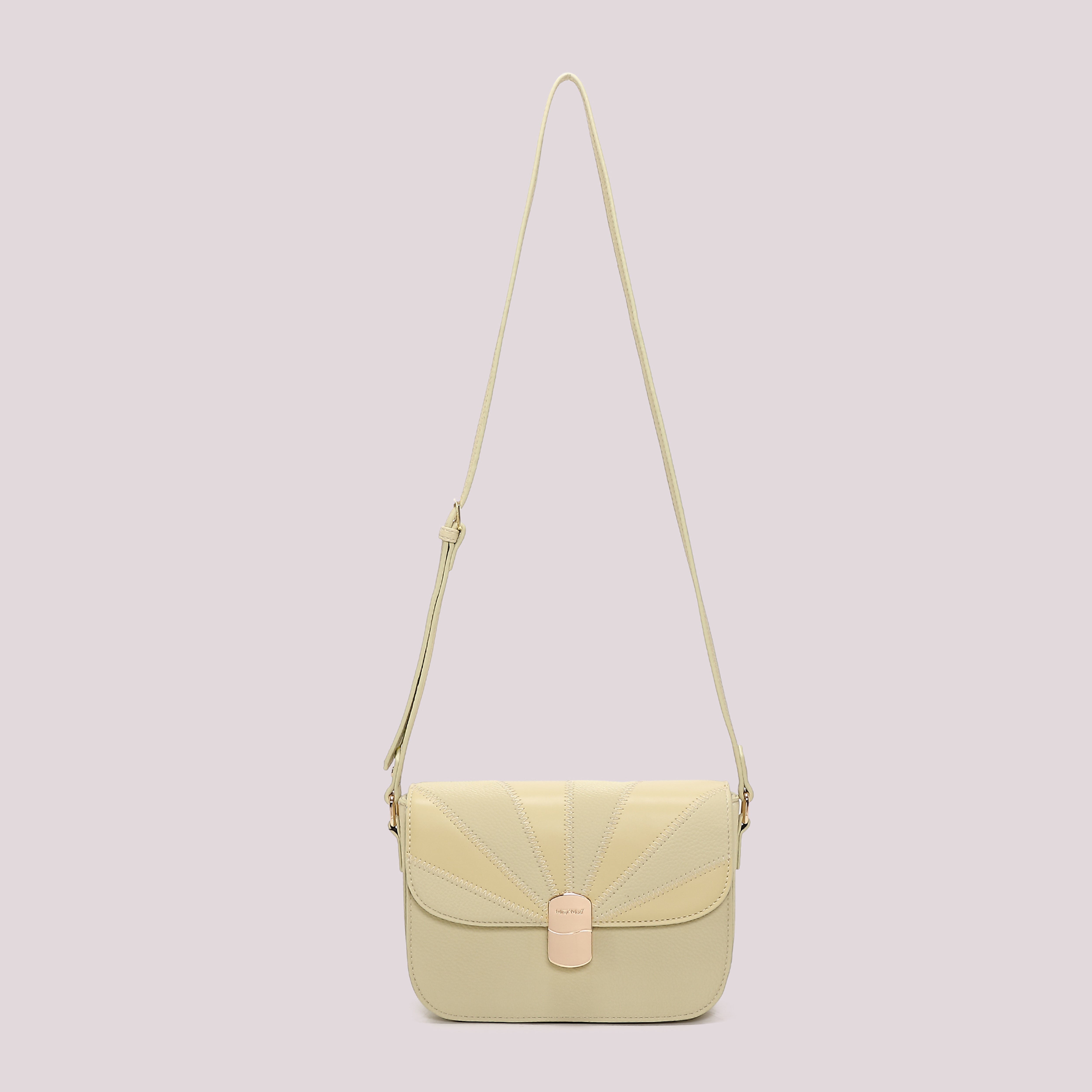 Mimi Mua borsa tracolla patta patchwork bianco
