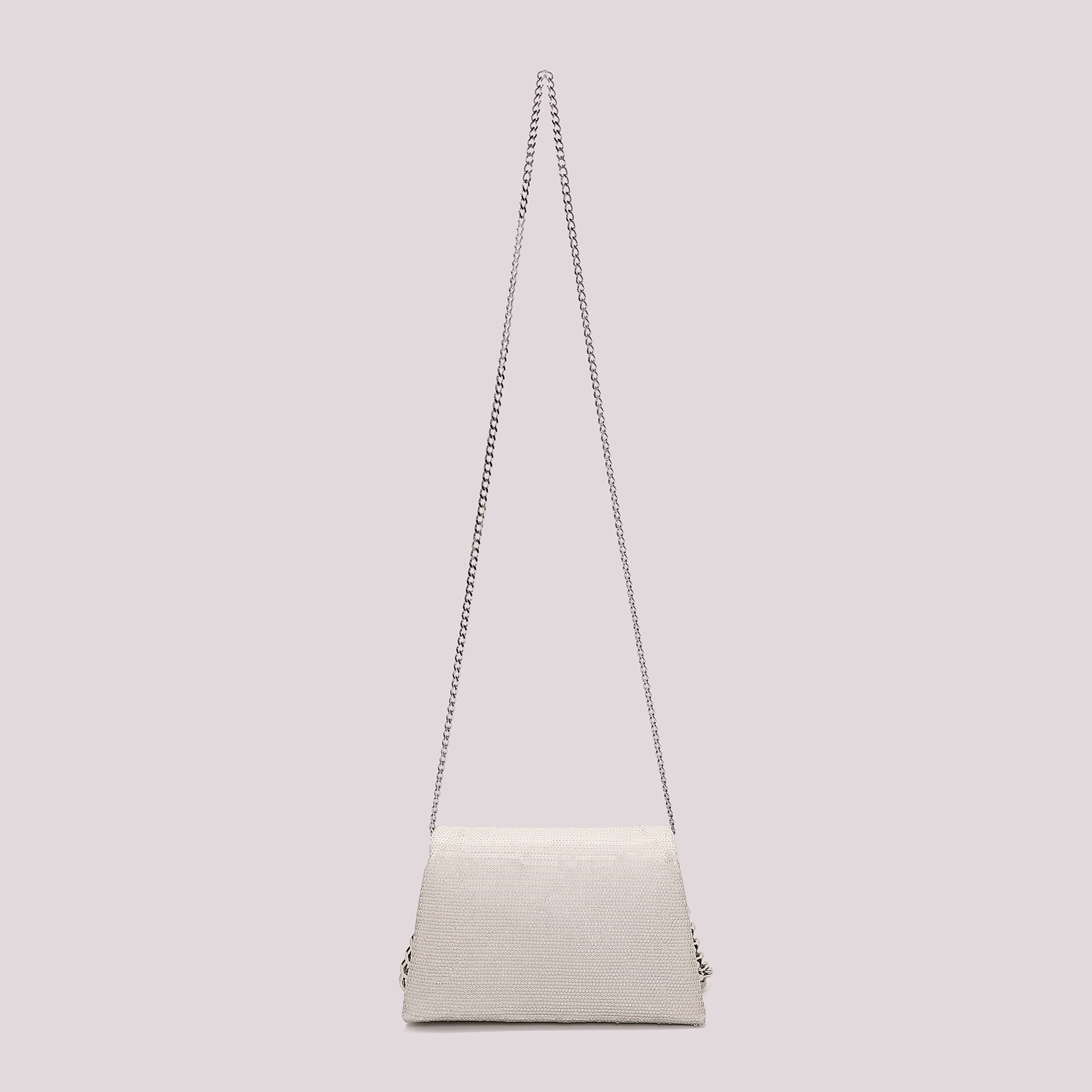 Mimi Mua Catena e Paillettes borsa a mano nero