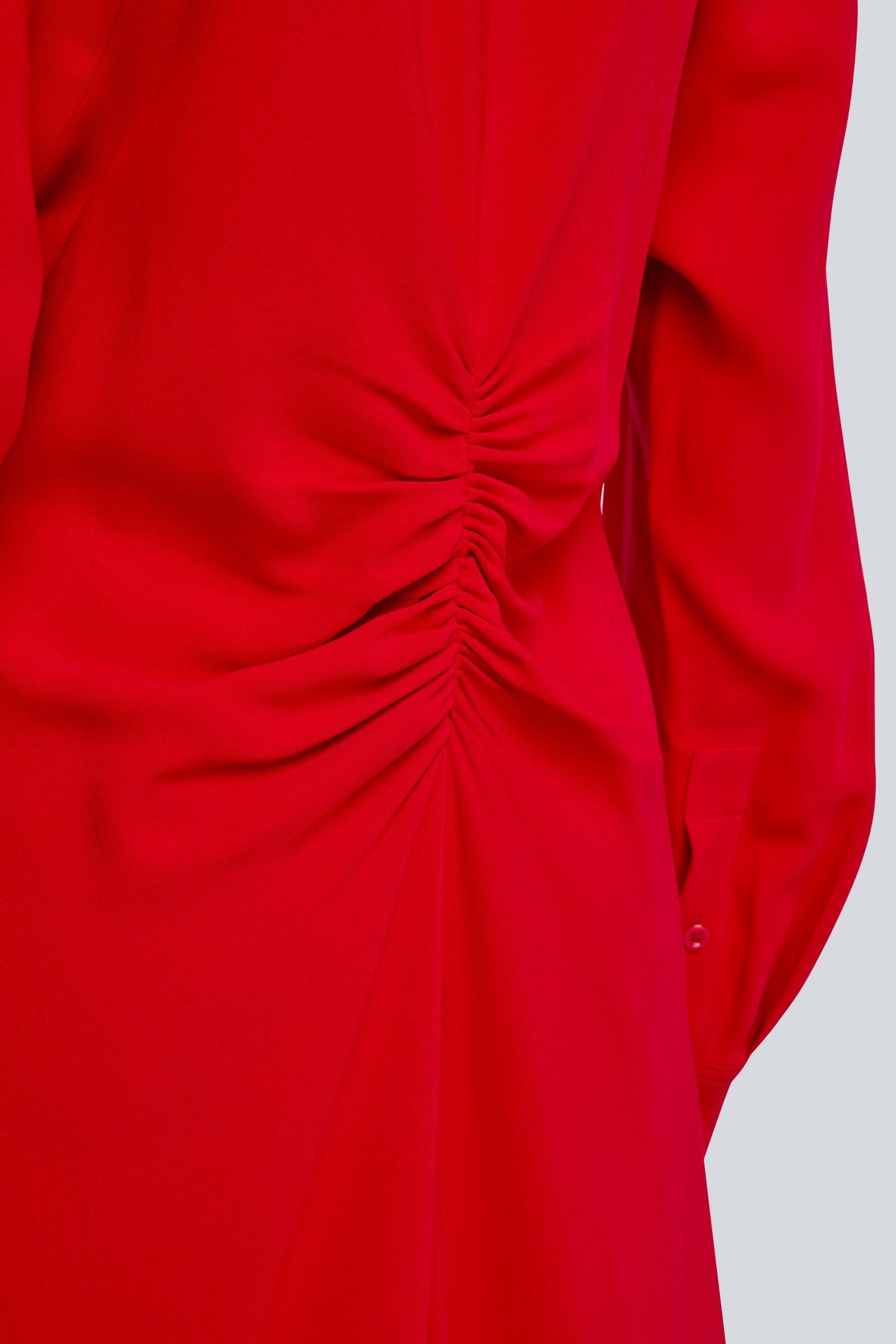 Semicouture Marissa abito lungo rosso lacca