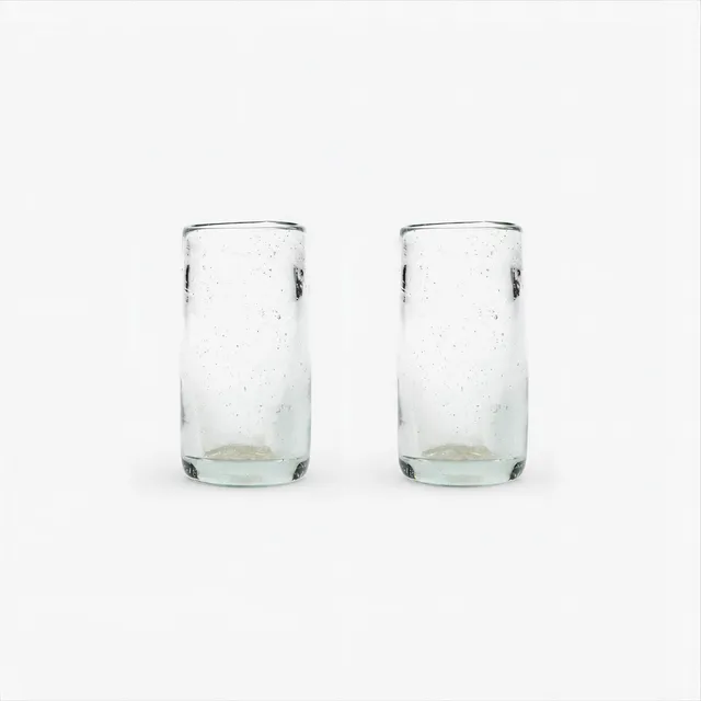 On Earth Cooperative Collection Trasparenze 2 bicchieri shot vetro