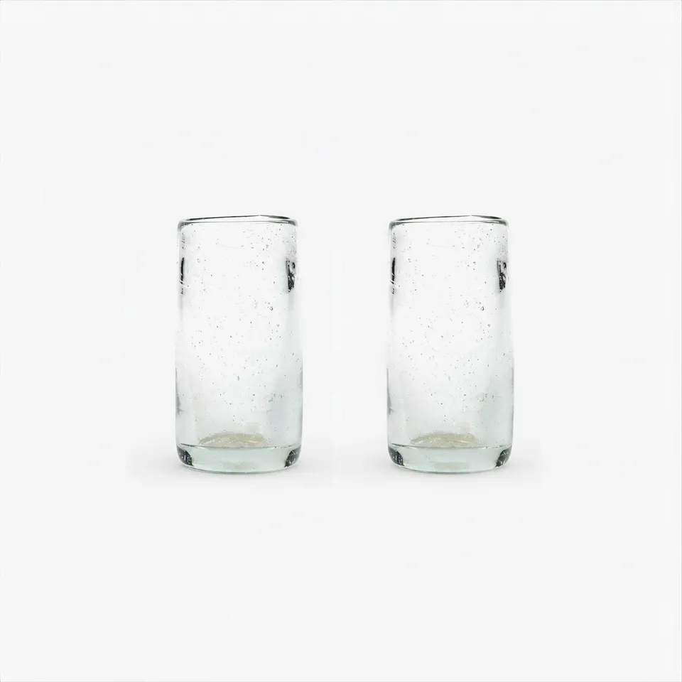 On Earth Cooperative Collection Trasparenze 2 bicchieri shot vetro