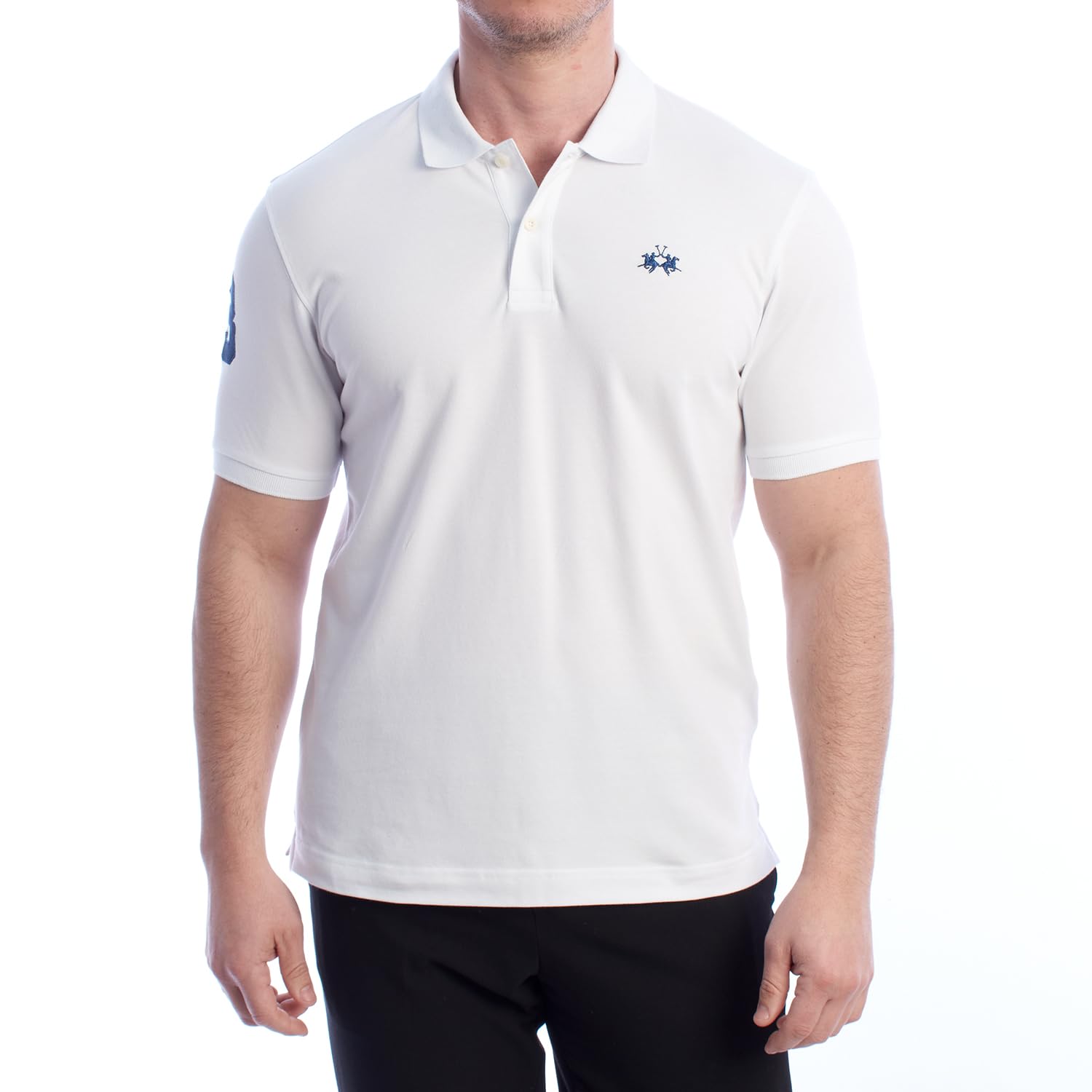 La Martina YMP300-PK001 Polo uomo verde oliva S