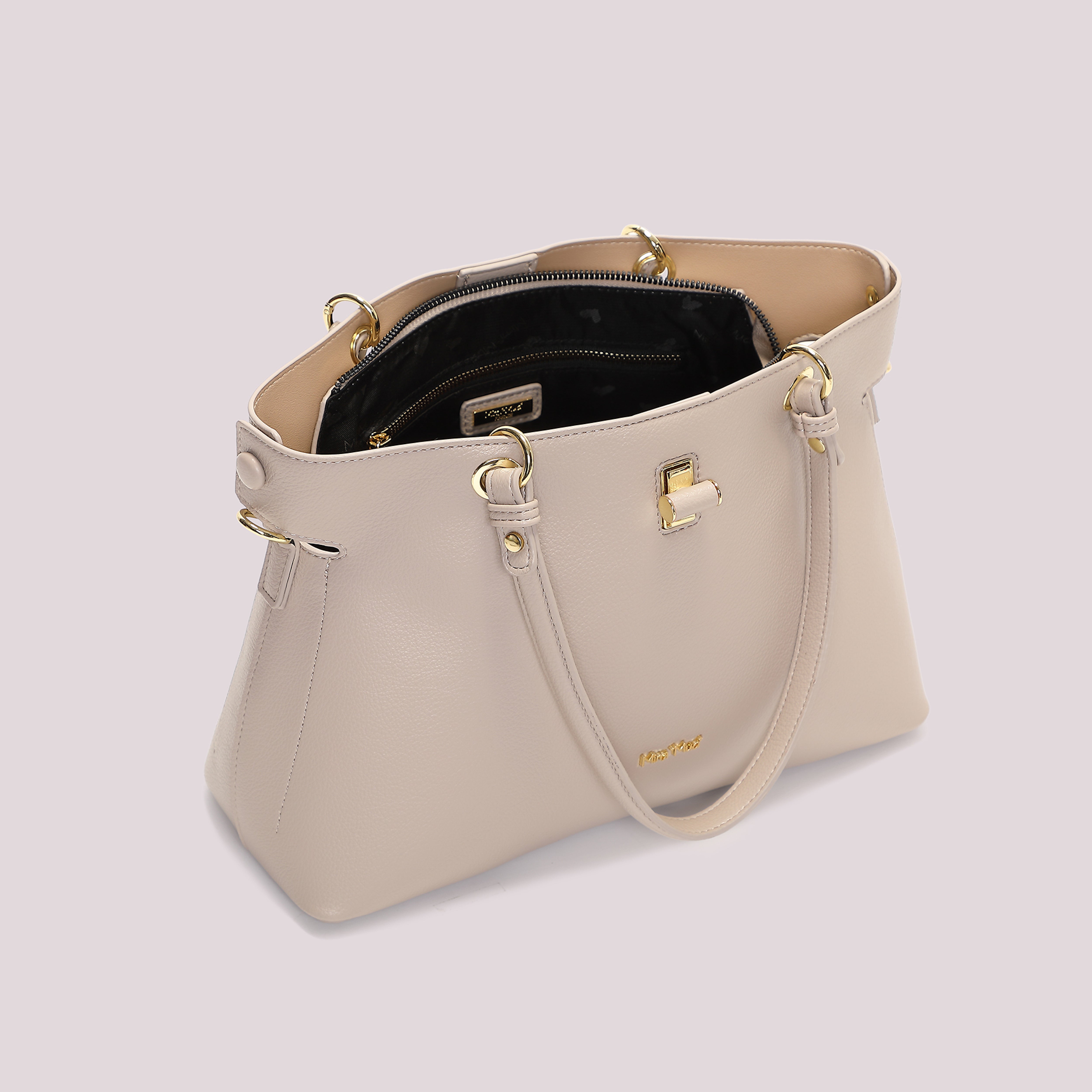Mimi Mua borsa braccio chiusura giro nero