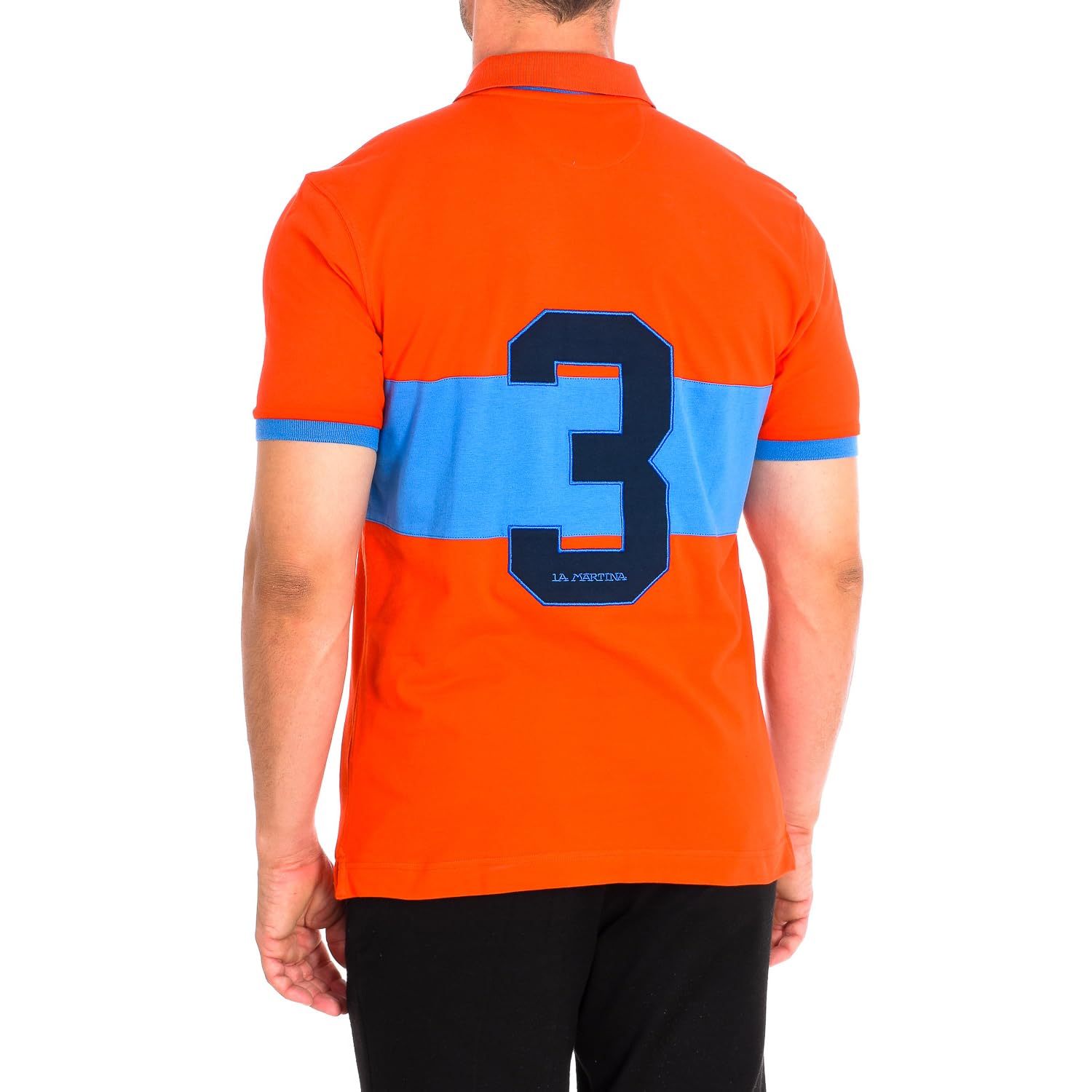 La Martina TMP610-PK097 polo uomo fresca quotidiana