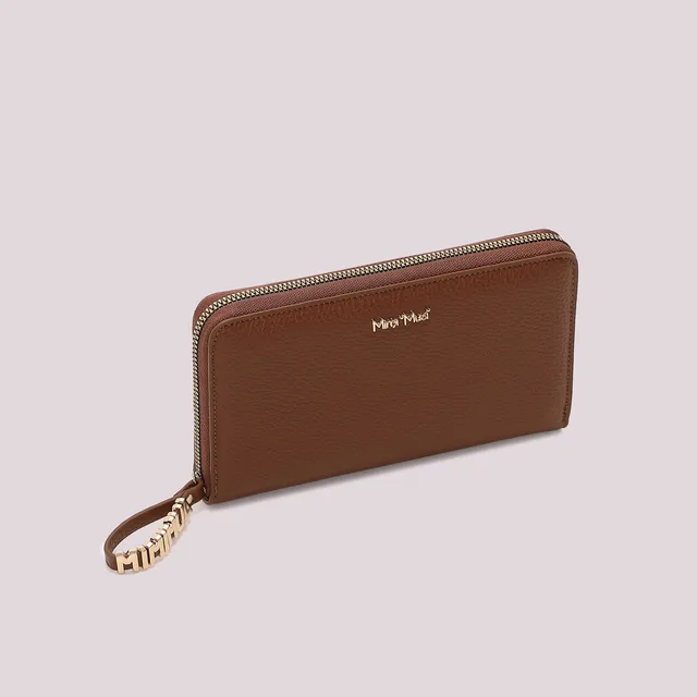 Mimi Mua portafoglio grande basic zip portafoglio nero