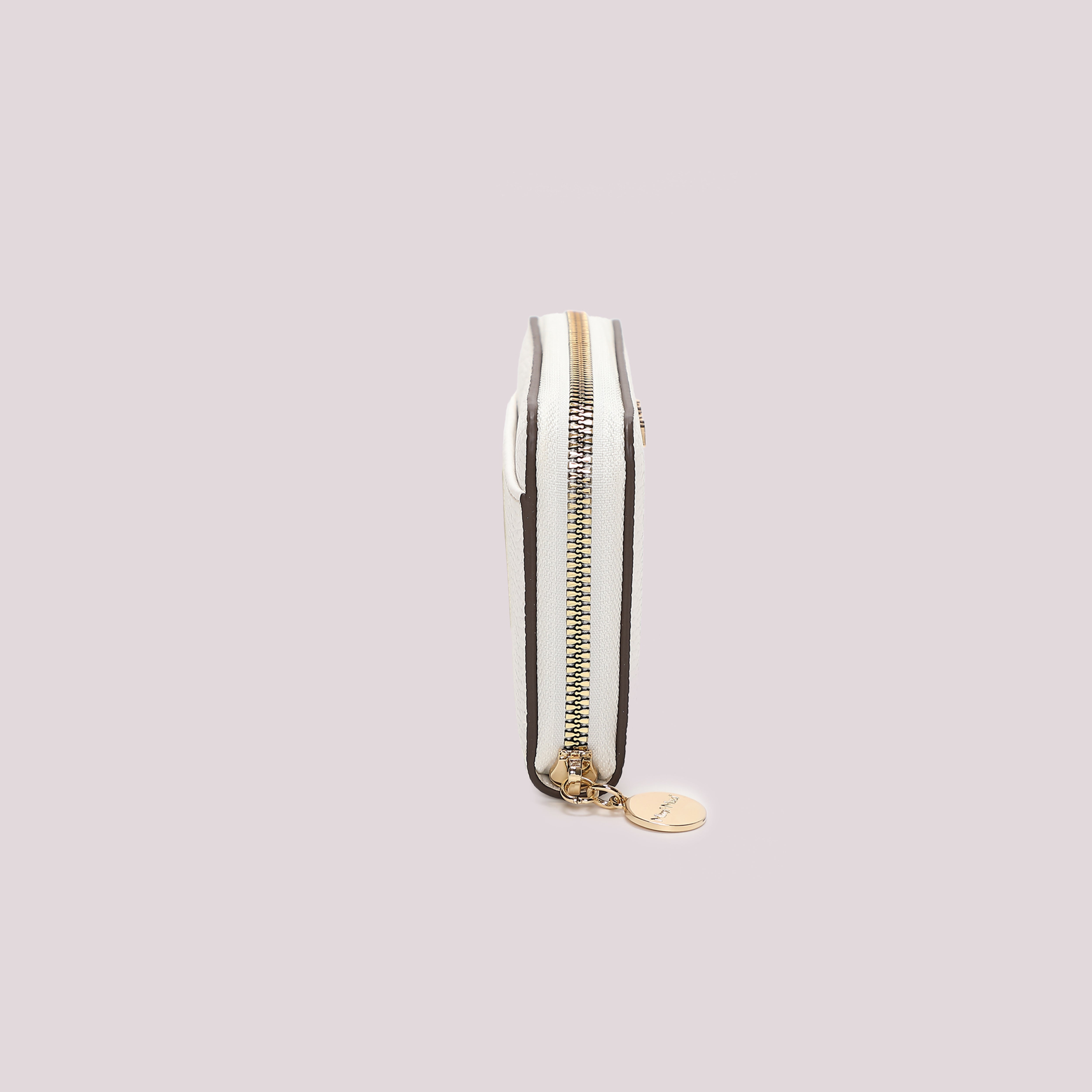Mimi Mua portafoglio medio basic 1 zip bianco