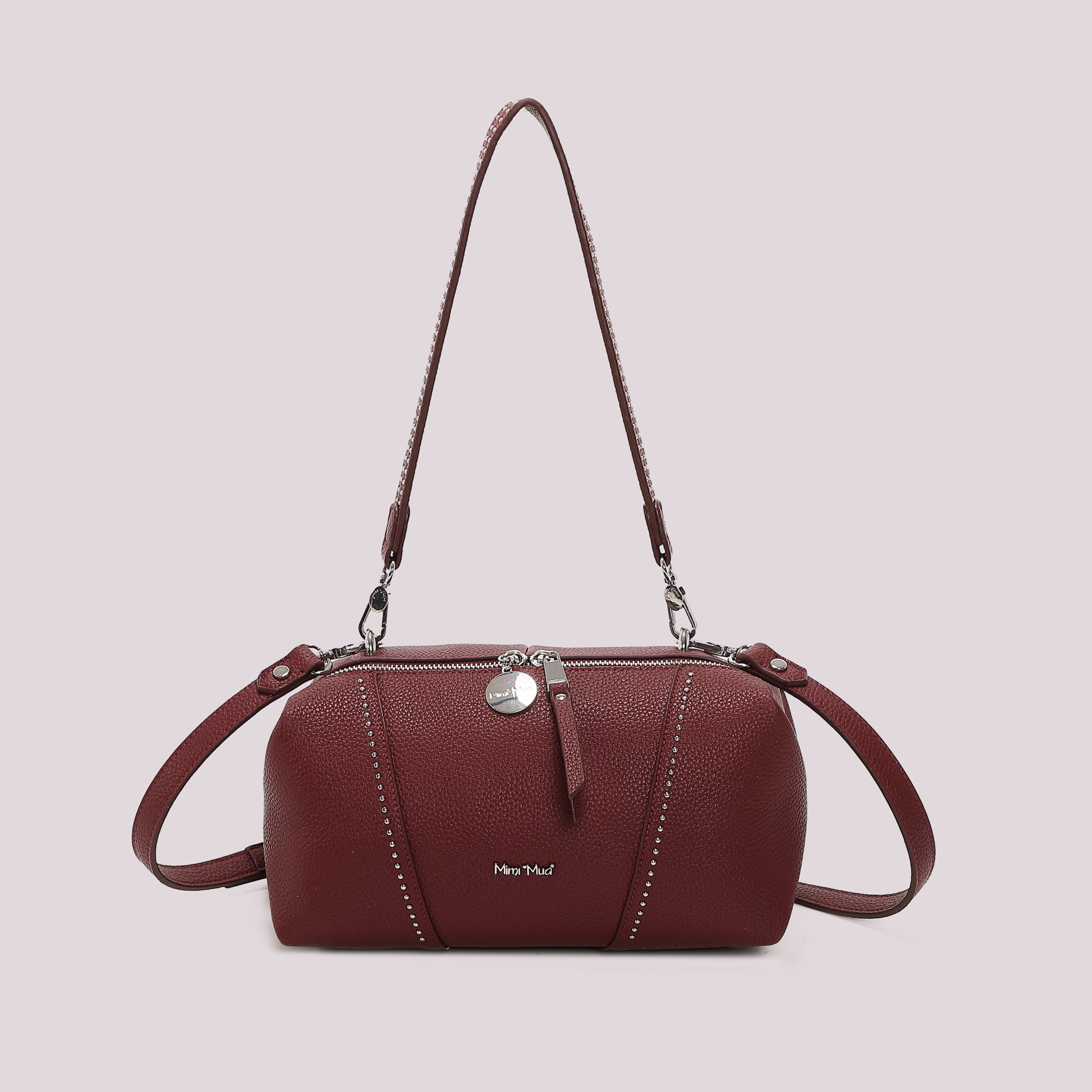 Mimi Mua Borsa a Spalla Piccole Borchie Ecopelle