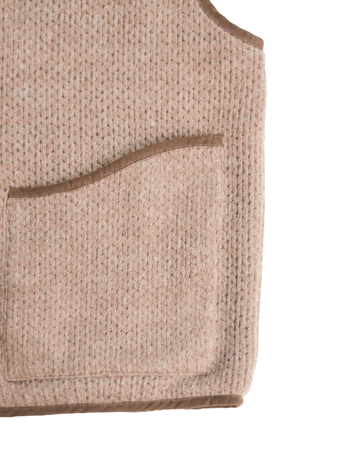 GiglioTigrato Denali gilet reversibile lana marrone