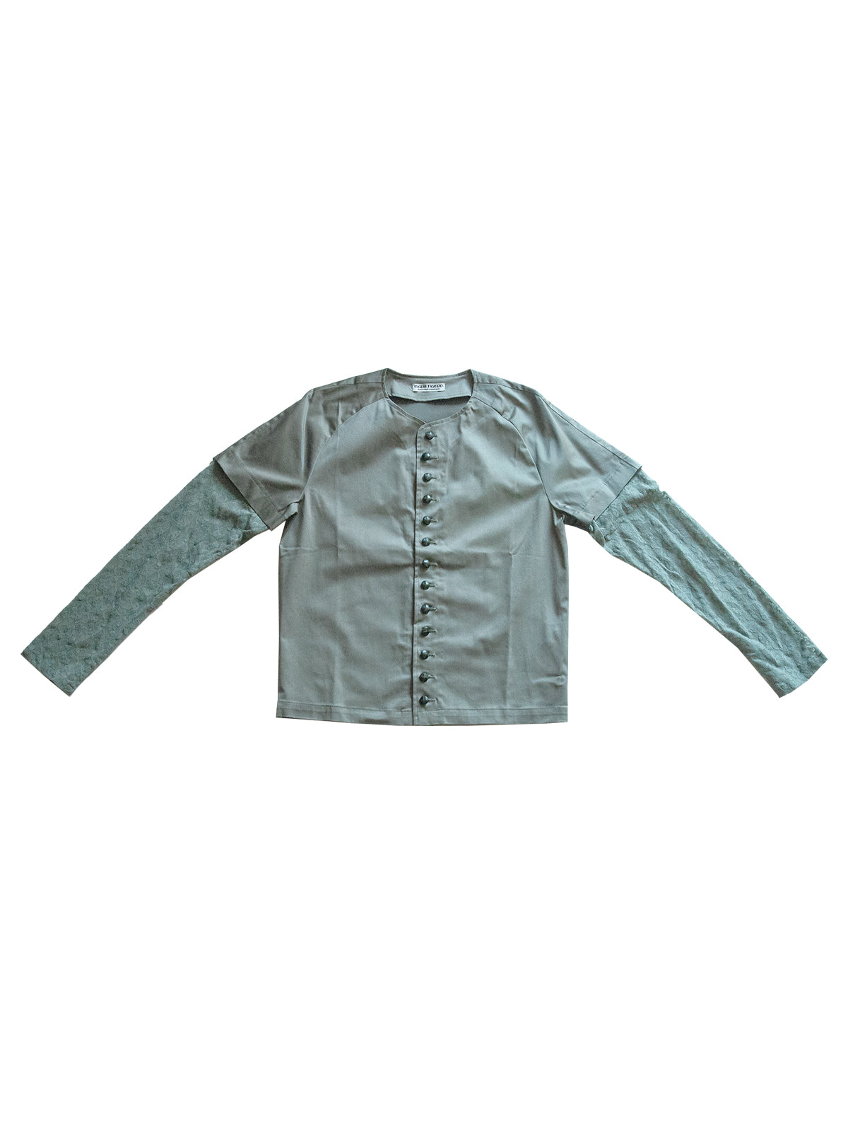 GiglioTigrato Atlanta Shirt camicia verde cotone pizzo