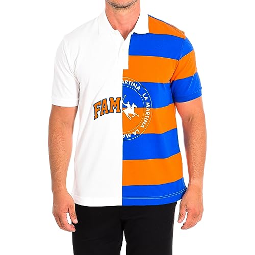 La Martina 11M093-PK097 polo uomo manica corta slim fit