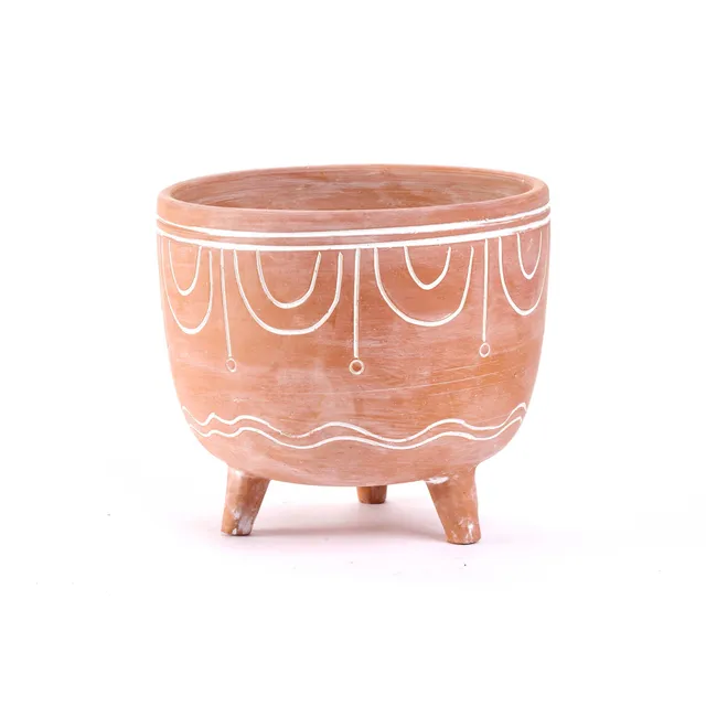 On Earth Cooperative Collection Pins vaso terracotta naturale