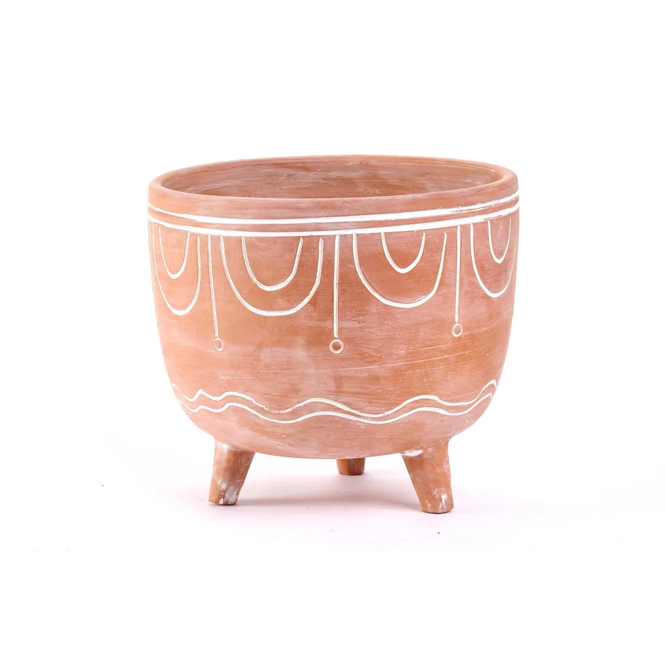 On Earth Cooperative Collection Pins vaso terracotta naturale