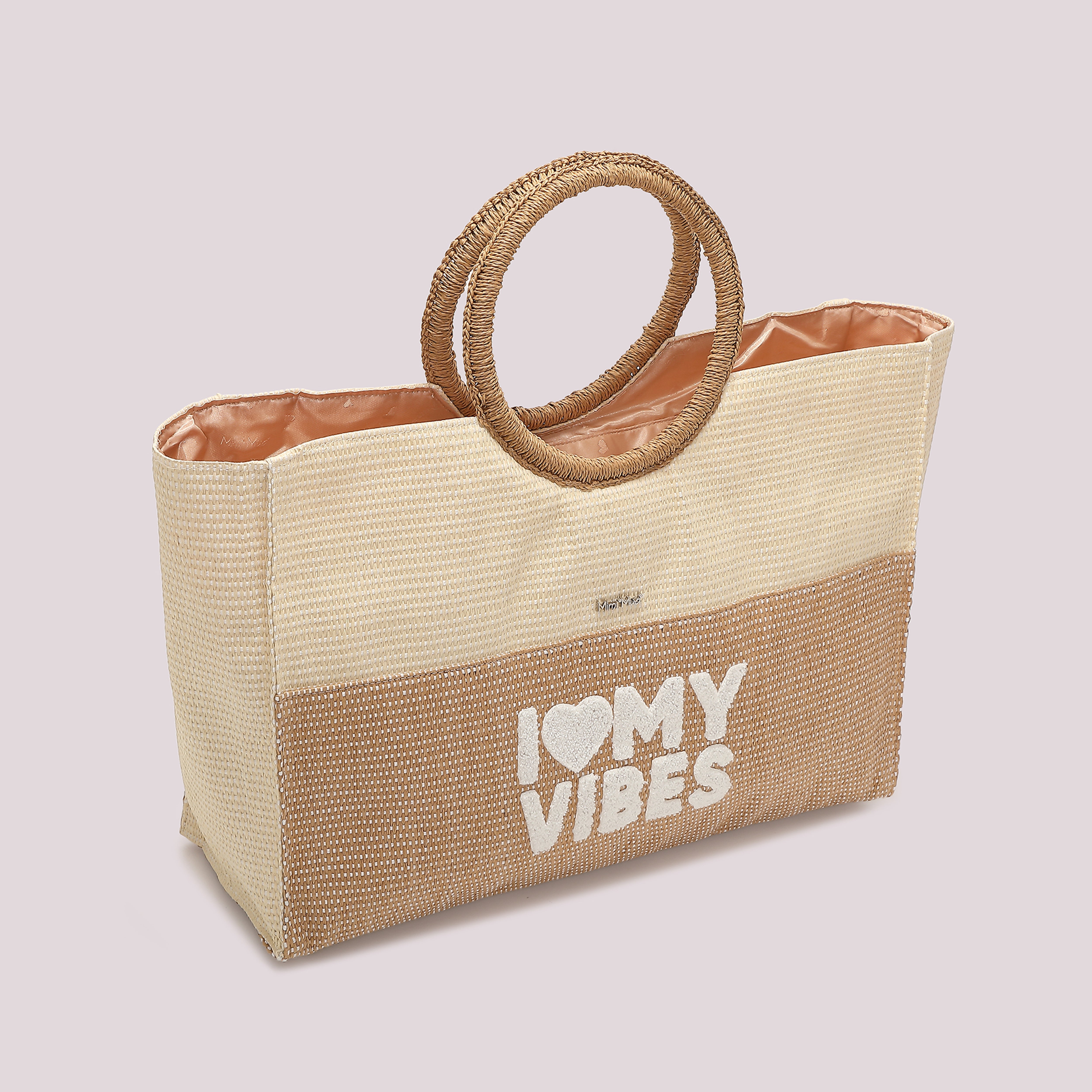 Mimi Mua I Love My Vibes Shopper Corallo Borsa
