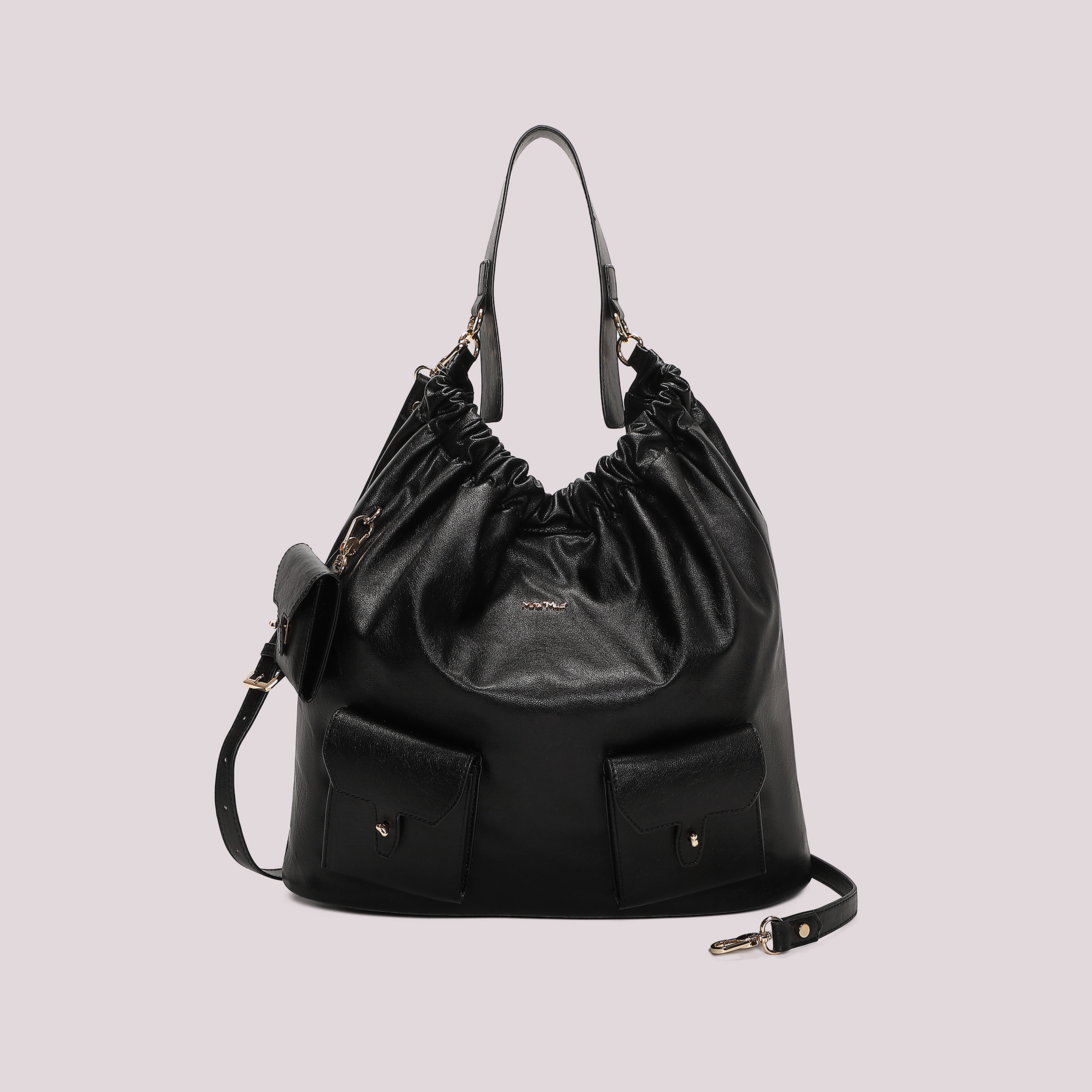 Mimi Mua borsa a spalla con tasche nero