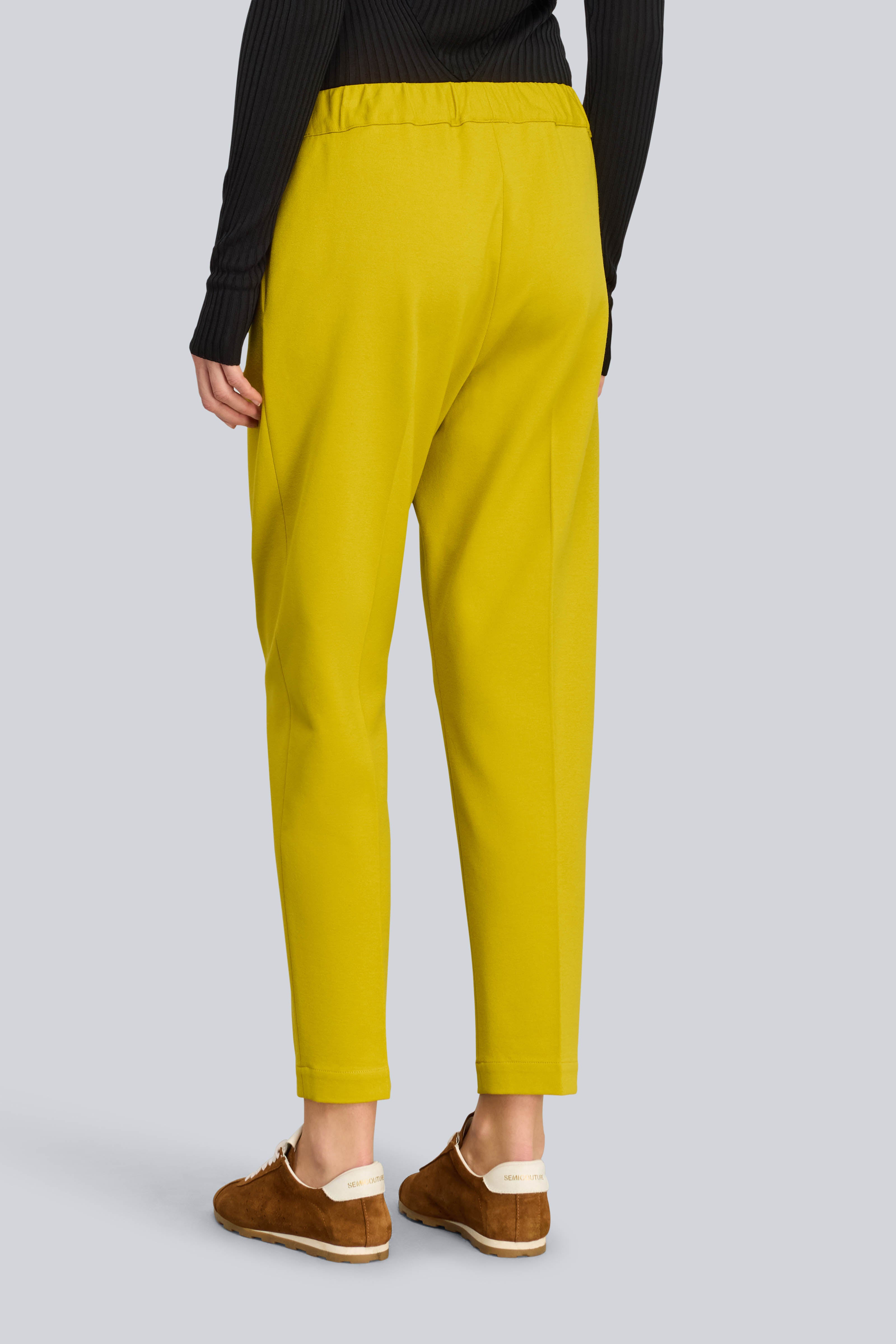 Semicouture Buddy pantalone punto milano verza