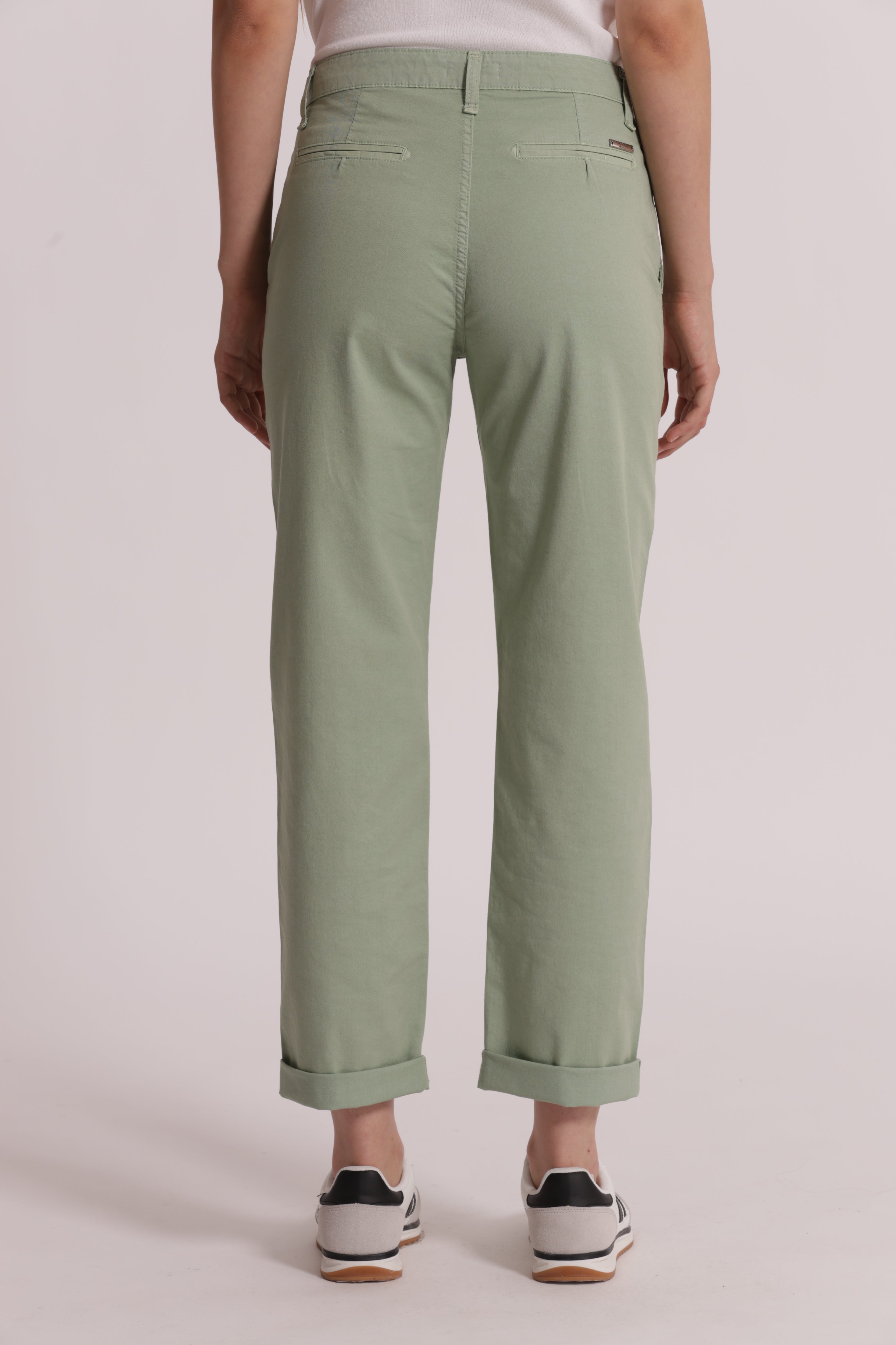 Mimi Mua Chinos pantalone burro cotone