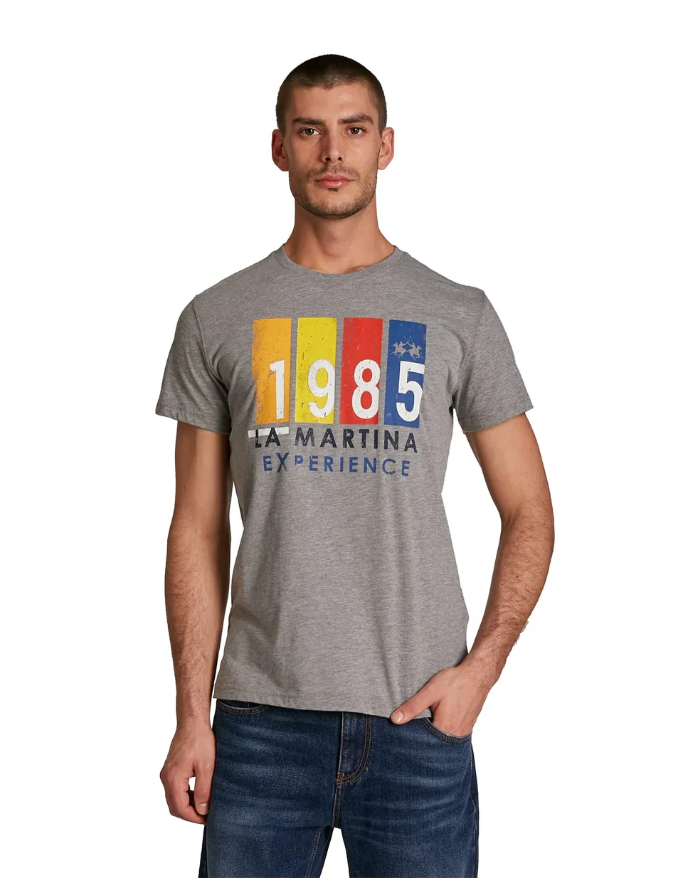 La Martina TMR319-JS206 T-shirt uomo maniche corte basic