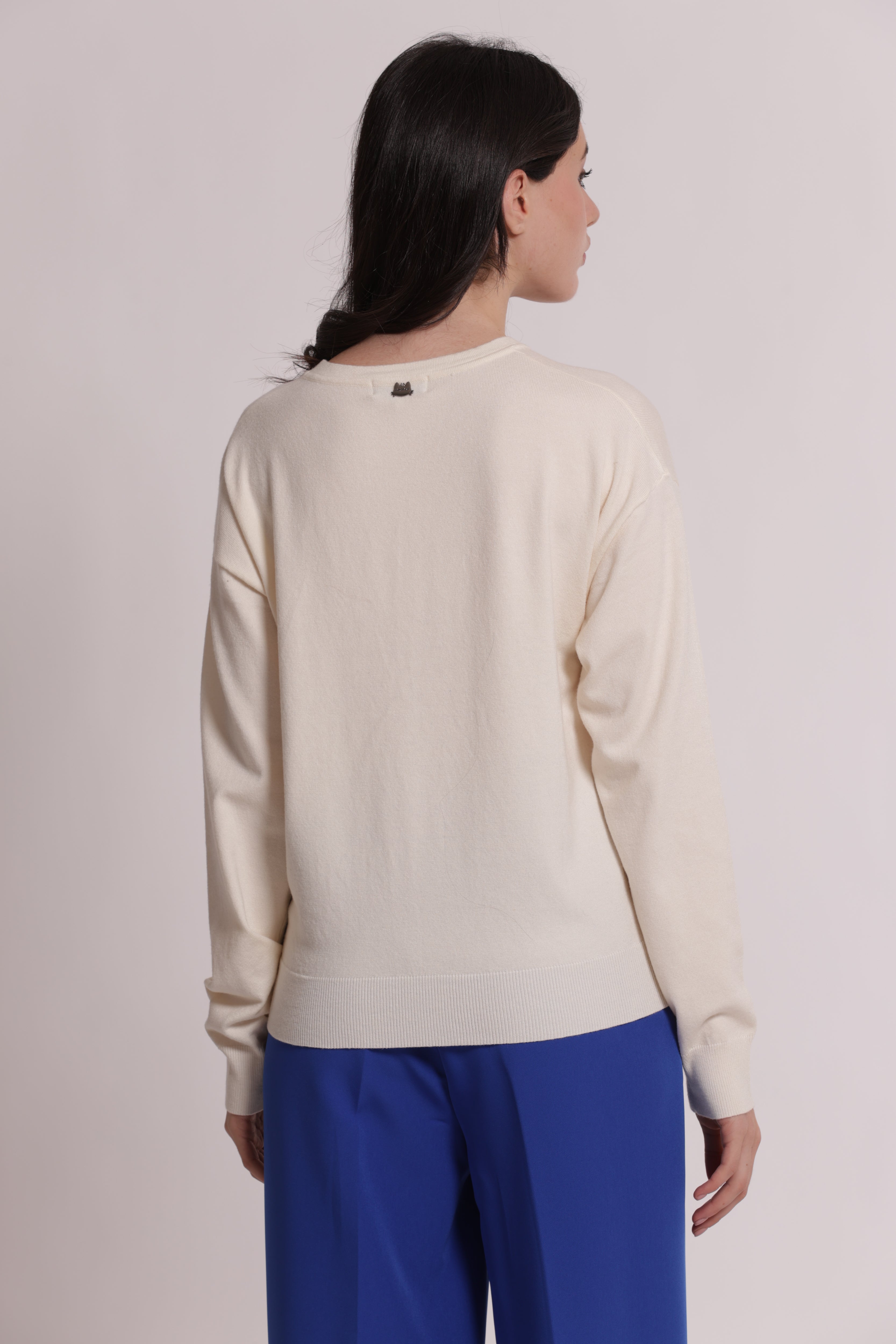 Mimi Mua Maglia Collo Removibile Nero