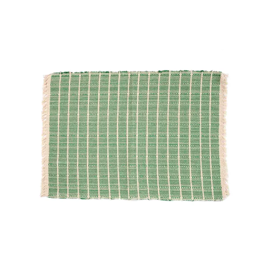 On Earth Cooperative Collection Pleysmat tovaglietta cotone verde 46x30