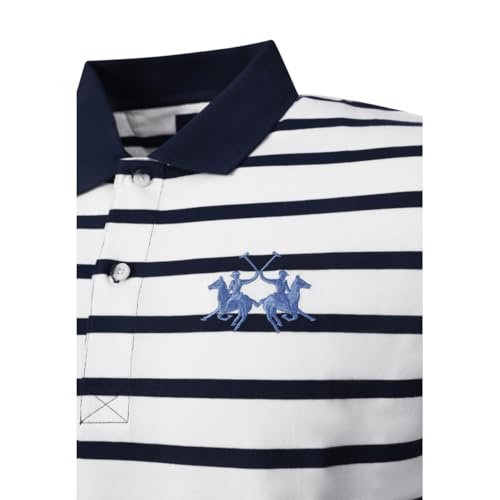 La Martina MCP010 polo uomo L righe jersey