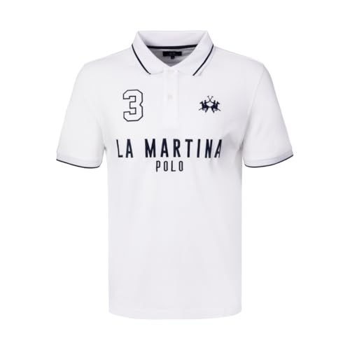 La Martina MCP320 polo uomo cotone elasticizzato